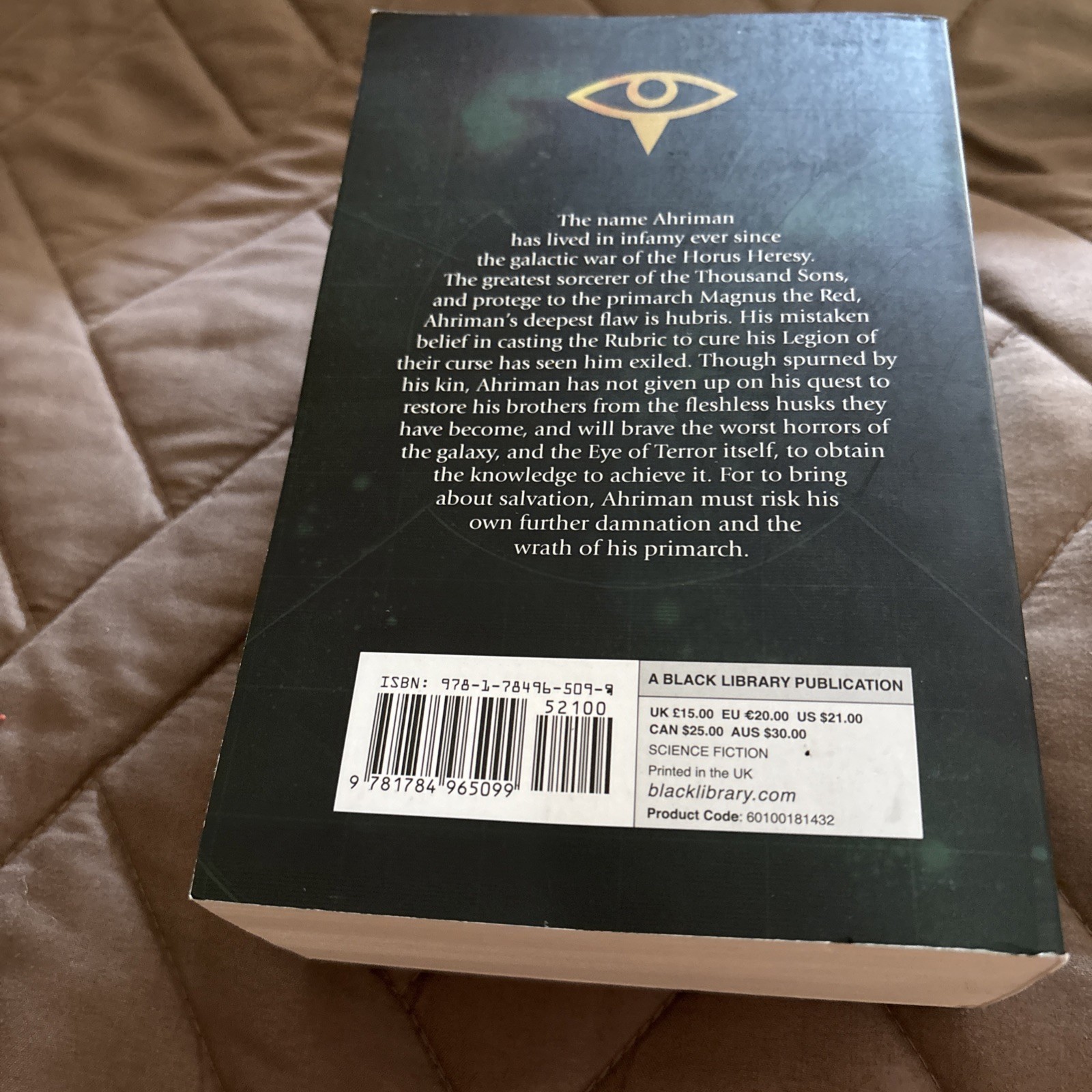 Ahriman: The Omnibus by John French (2017, Trade Paperback) Warhammer 40K