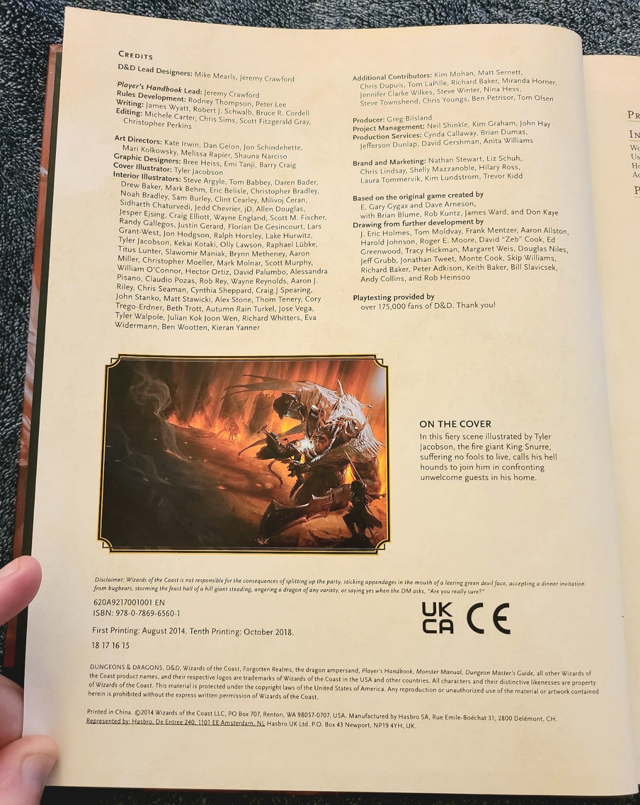 D&D 2018 Player’s Handbook (Dungeons & Dragons Core Rulebook)