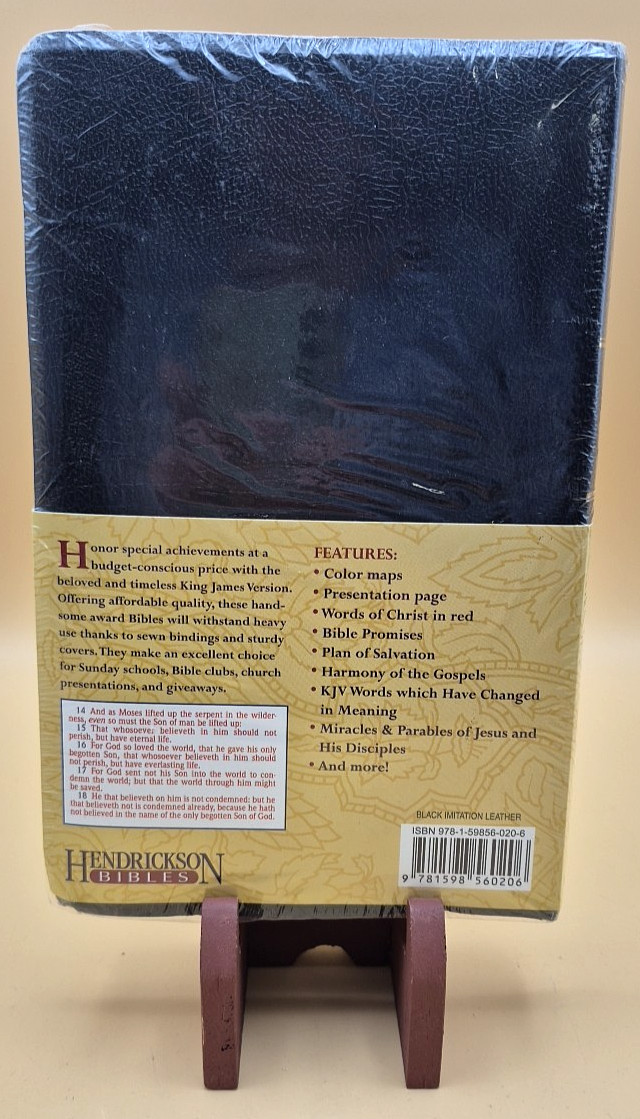 Sealed Holy Bible King James Version Hendrickson Bibles Christian KJV