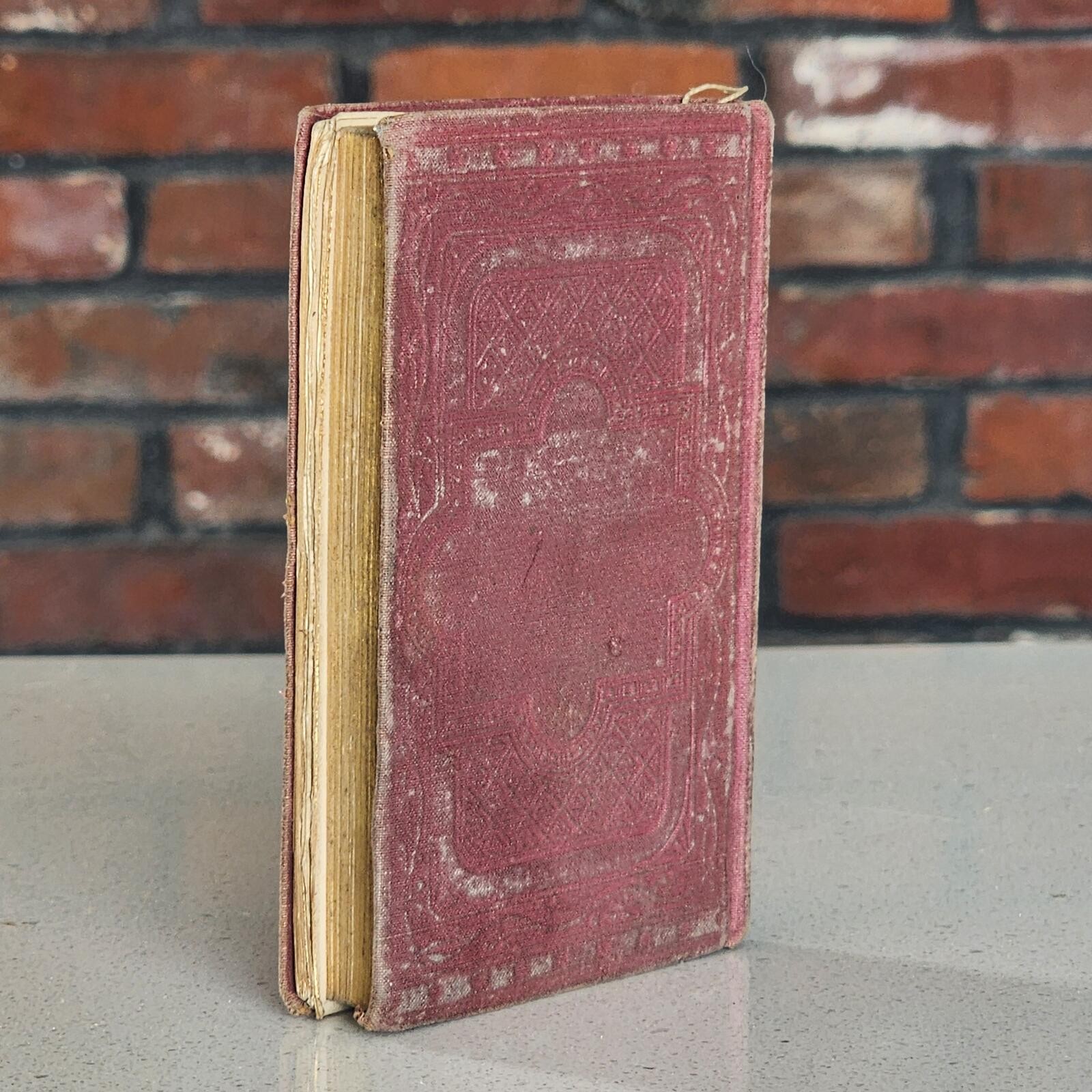 1889 New Testament Pocket Bible American Bible Society Gilt Edges Antique