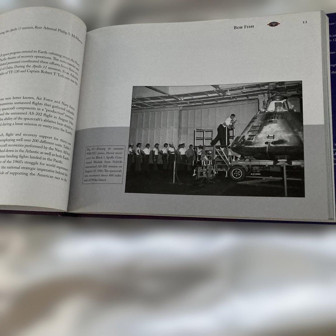 Hornet Plus Three Apollo 11 Recovery Record Book 213 Pages with Photos