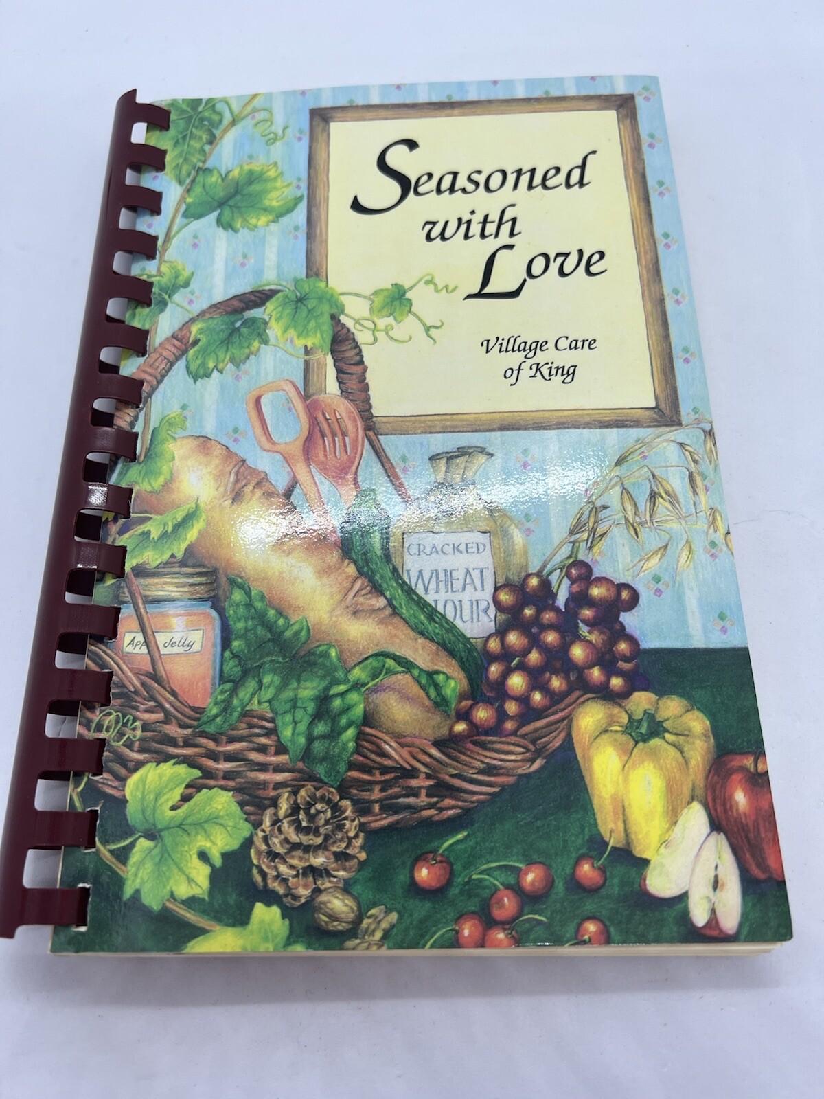 1996 Cookbook “Seasoned With Love” By Village Care Of King 188 Pages King, NC