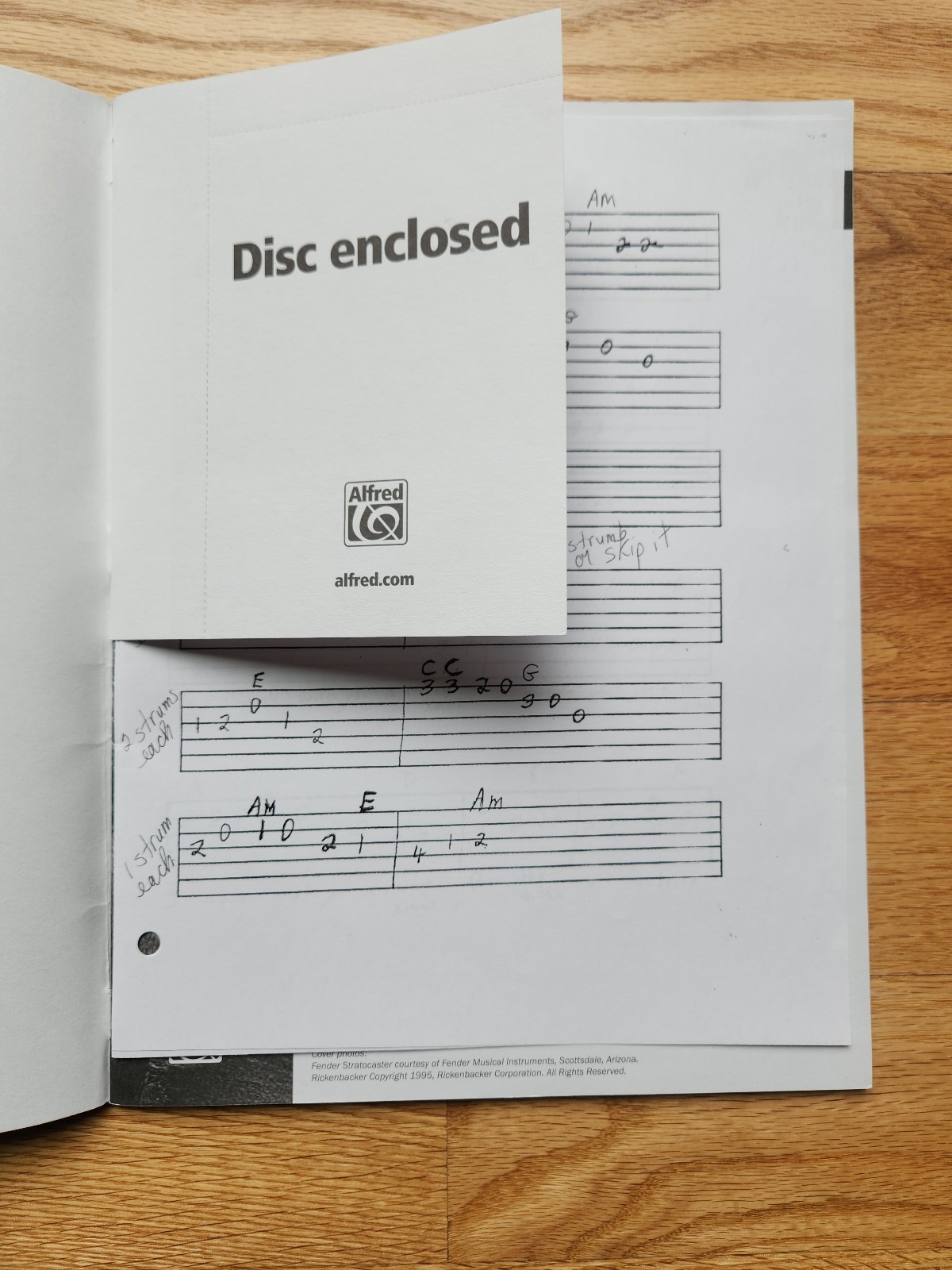 Basix TAB Guitar Method Book 1 with CD – Roy Manus Morty Manus Learn Guitar New