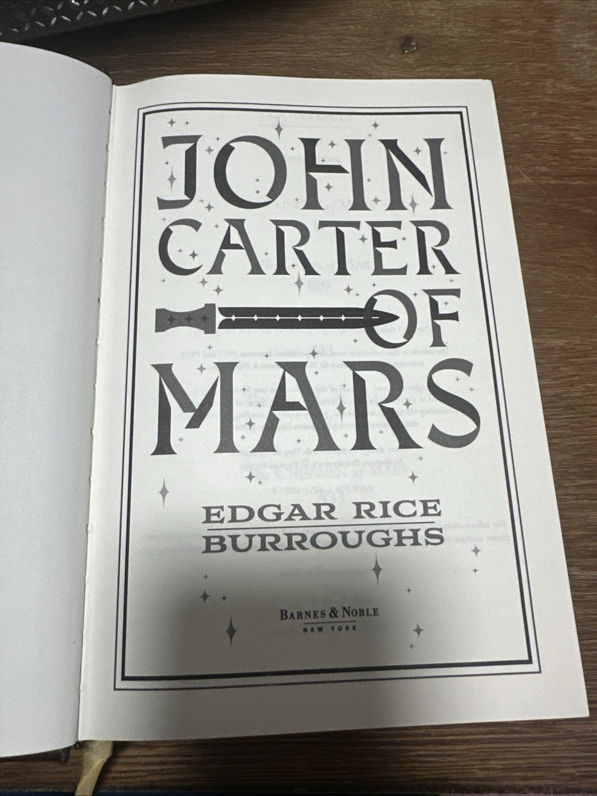 Edgar Rice Burroughs John Carter of Mars Trilogy B&N Collectible Leather HC HTF