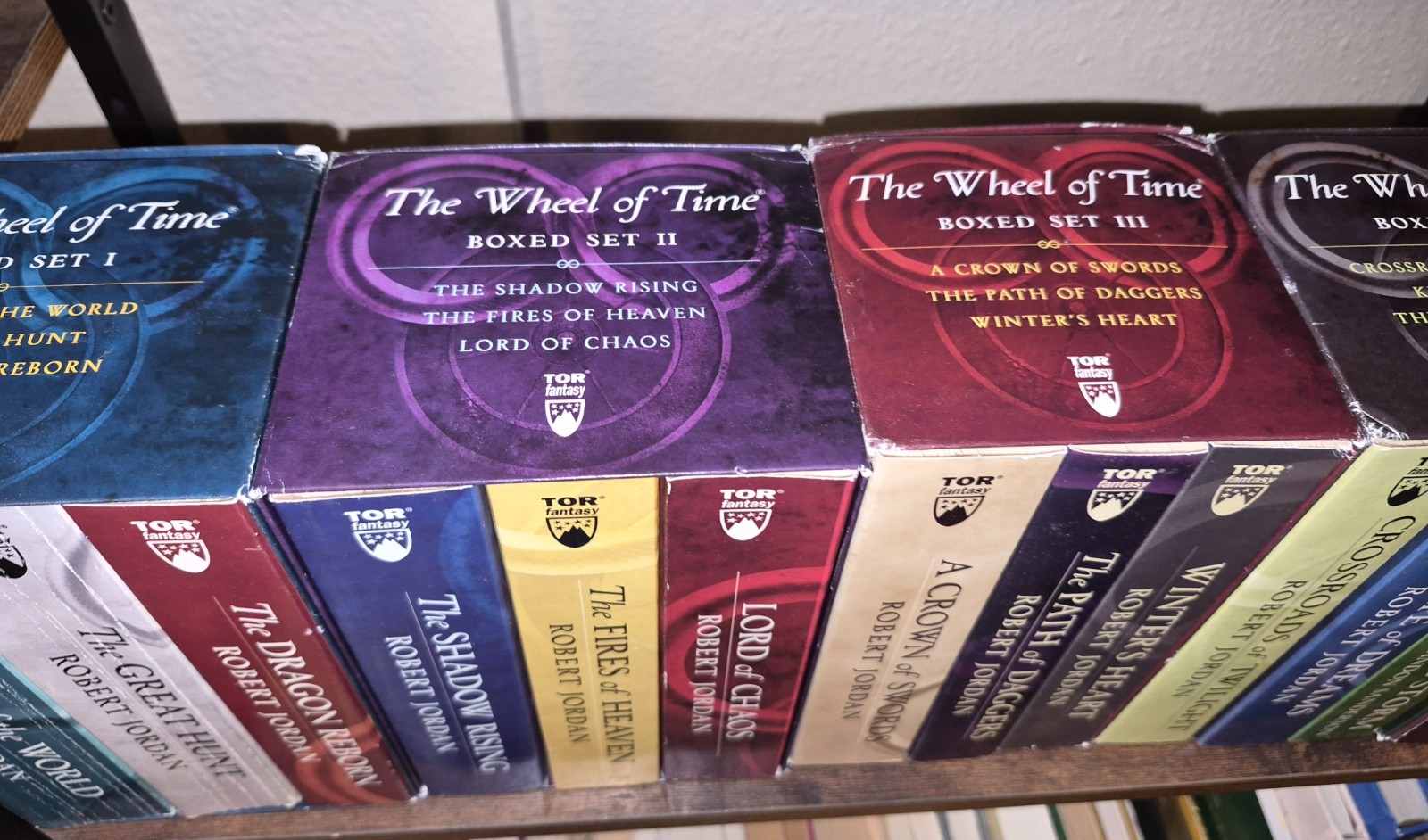 Wheel of Time complete sets Robert Jordan Brandon Sanderson mass mkt paperbacks