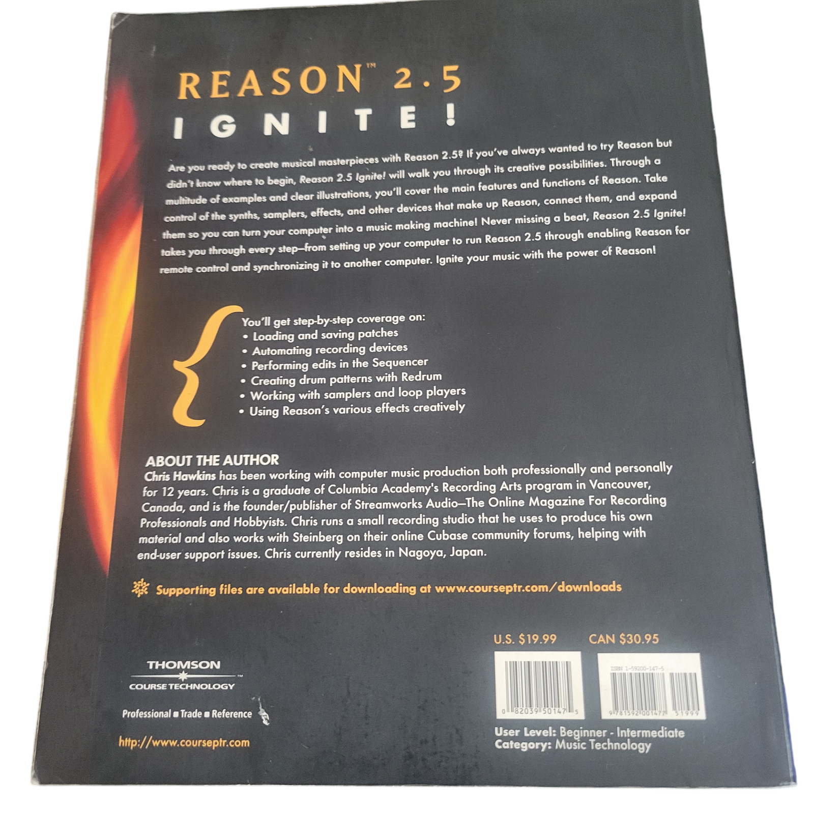 Book Reason 2.5 Ignite by Chris Hawkins 2004 Instruction Manual without disks