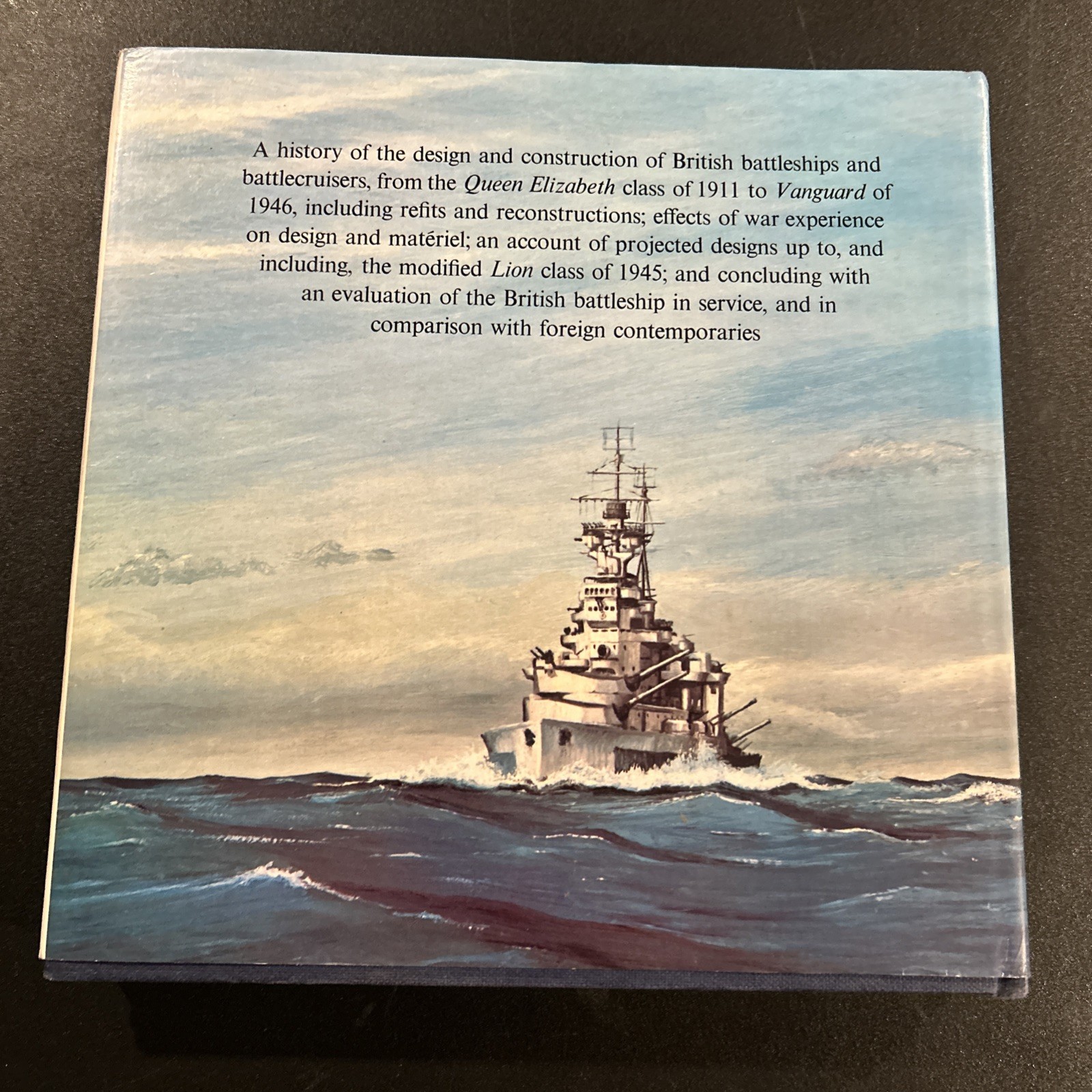 British Battleships of World War Two – Raven & Roberts – 1978 – Hardover