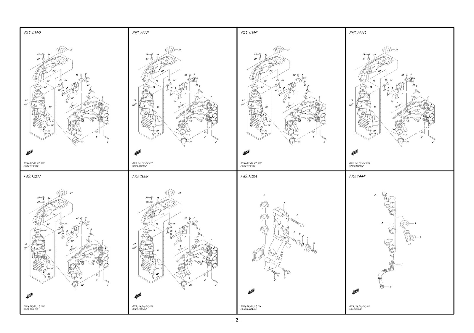 SUZUKI PARTS DF25A DF30A PARTS CATALOGUE – STEEL WIRE BOUND – PROTECTIVE COVERS