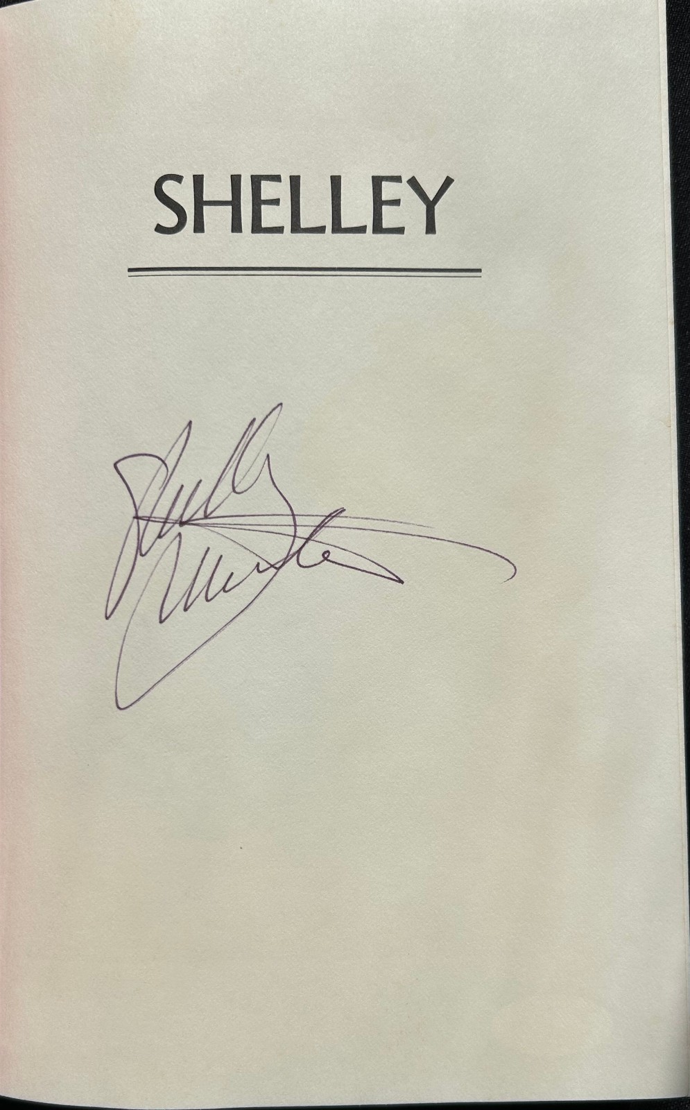 Shelley: Also known as Shirley SIGNED Shelley Winters Hardcover ~ JSA