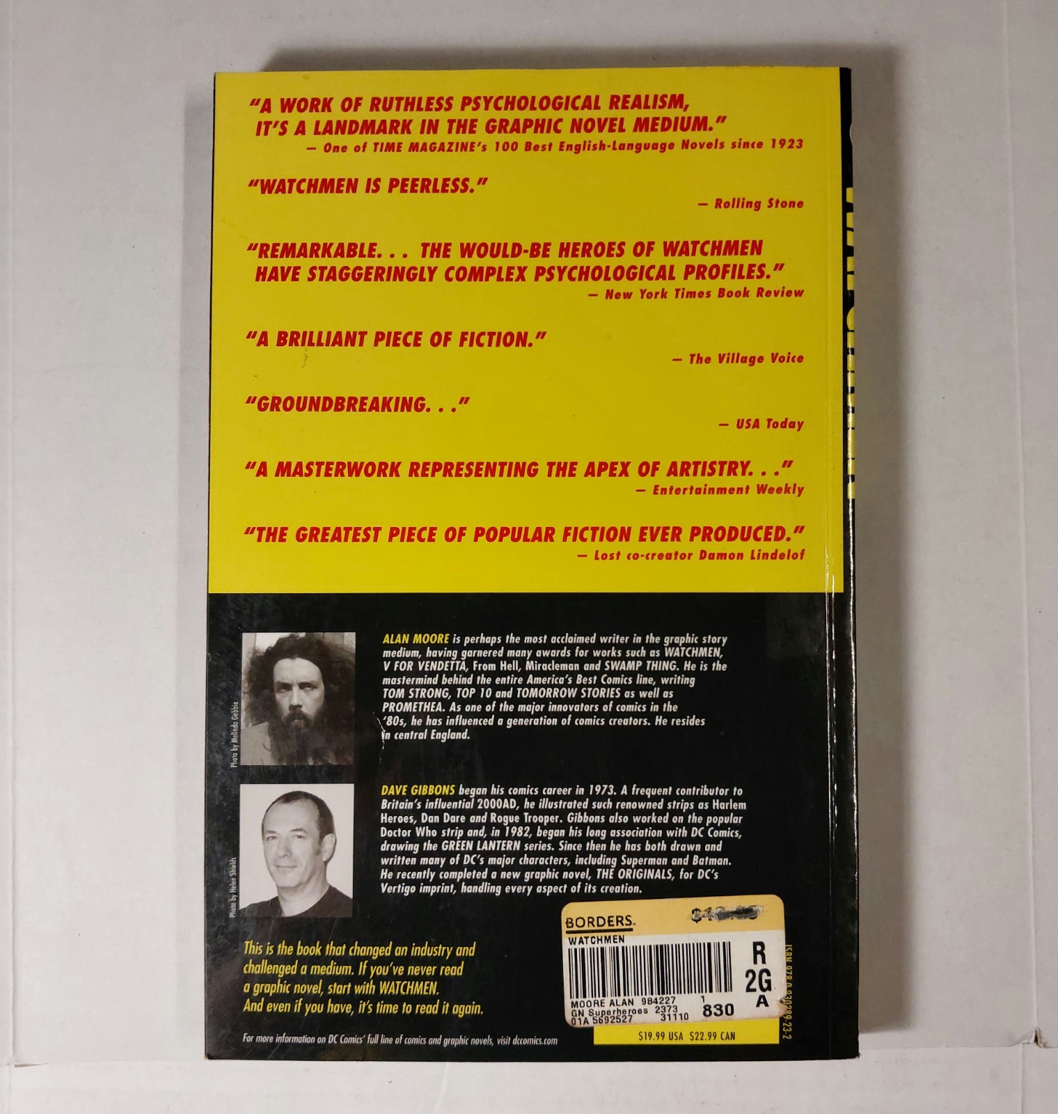 WATCHMEN by Alan Moore Dave Gibbons (2005 TP) Hugo Award Winner NEW Color Comic