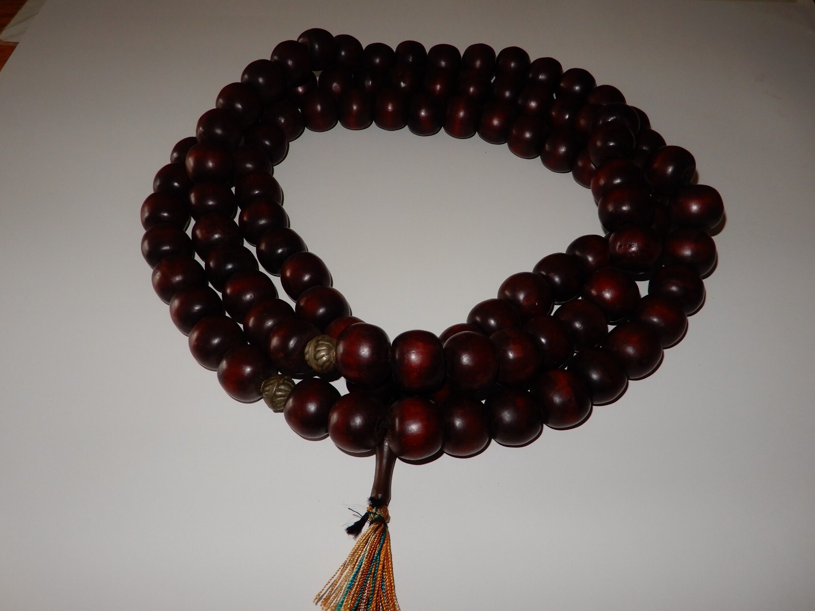 PRAYER BEADS-99 LARGE 1X 1 INCH BEADS WITH 2 RAKATS TOTAL LENGTH 104 INCHES LONG