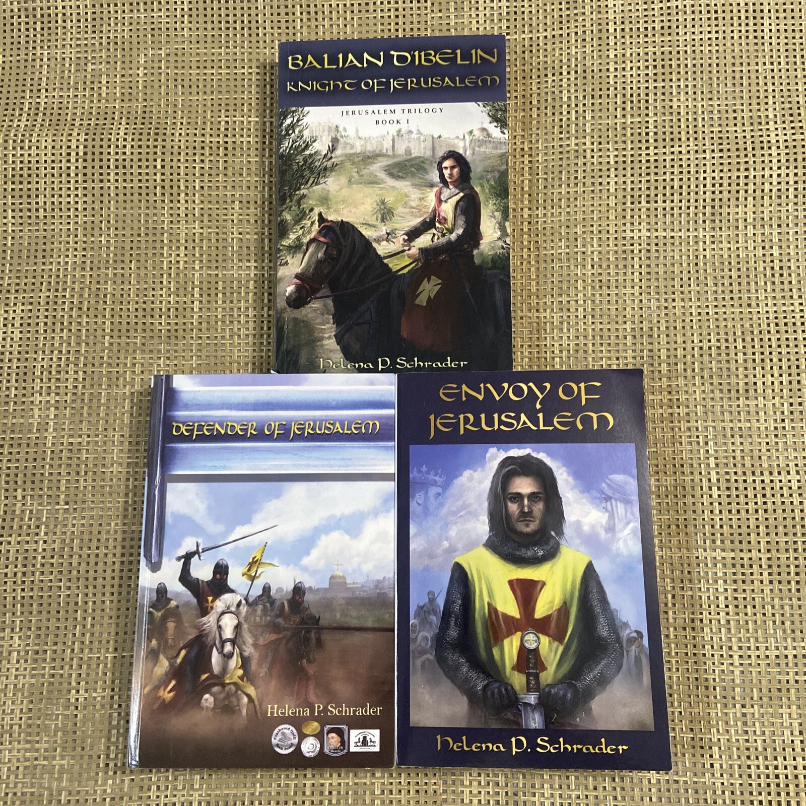 Helena P Schrader 3 Book Lot (Paperback) The Jerusalem Trilogy Rare HTF SC