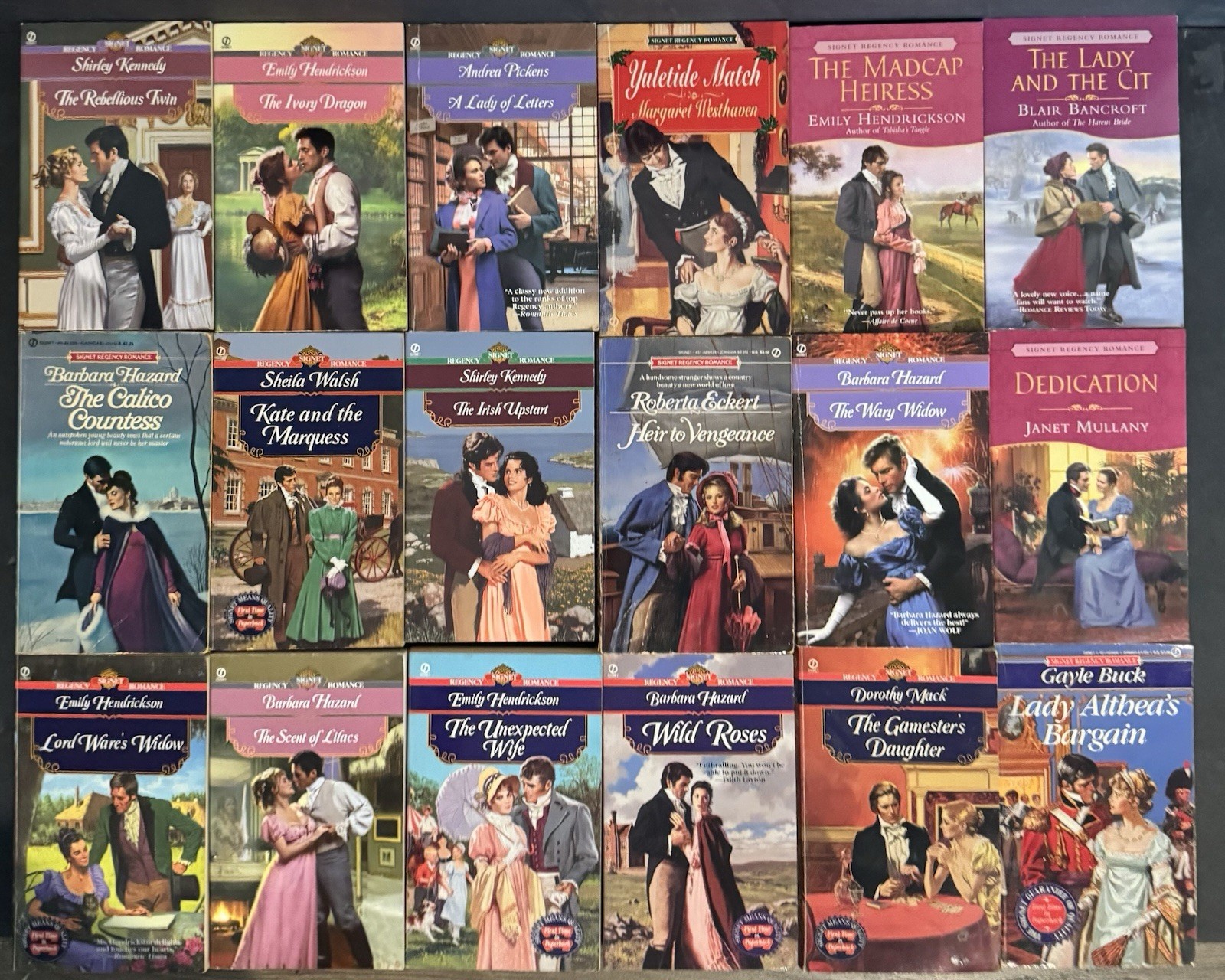 80 Signet Regency Romance Books- All books pictured