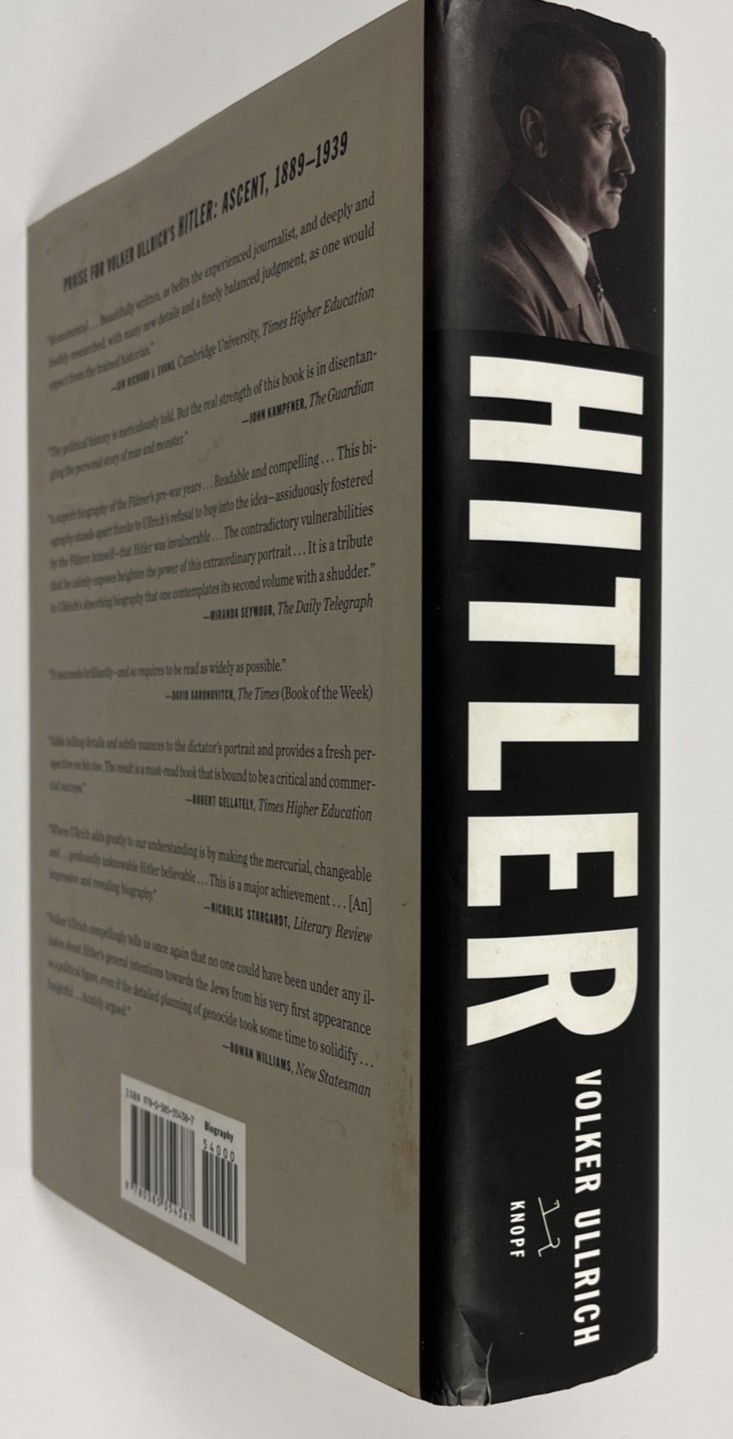 Hitler Ascent 1889-1939 by Ullrich Volker First American Edition DJ Very Good