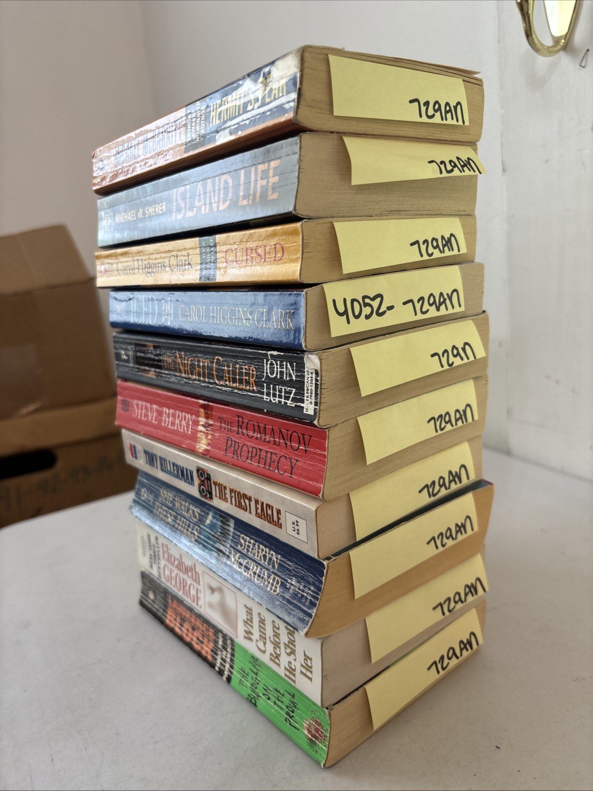 Lot of 10 – Mystery and Thrillers – Mixed Authors – FREE SHIPPING
