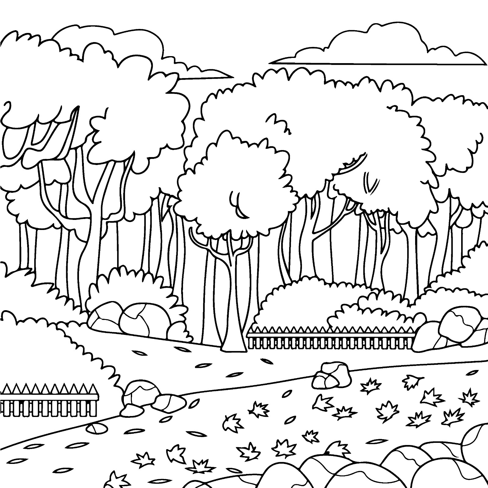 Fall Vibes Coloring Book