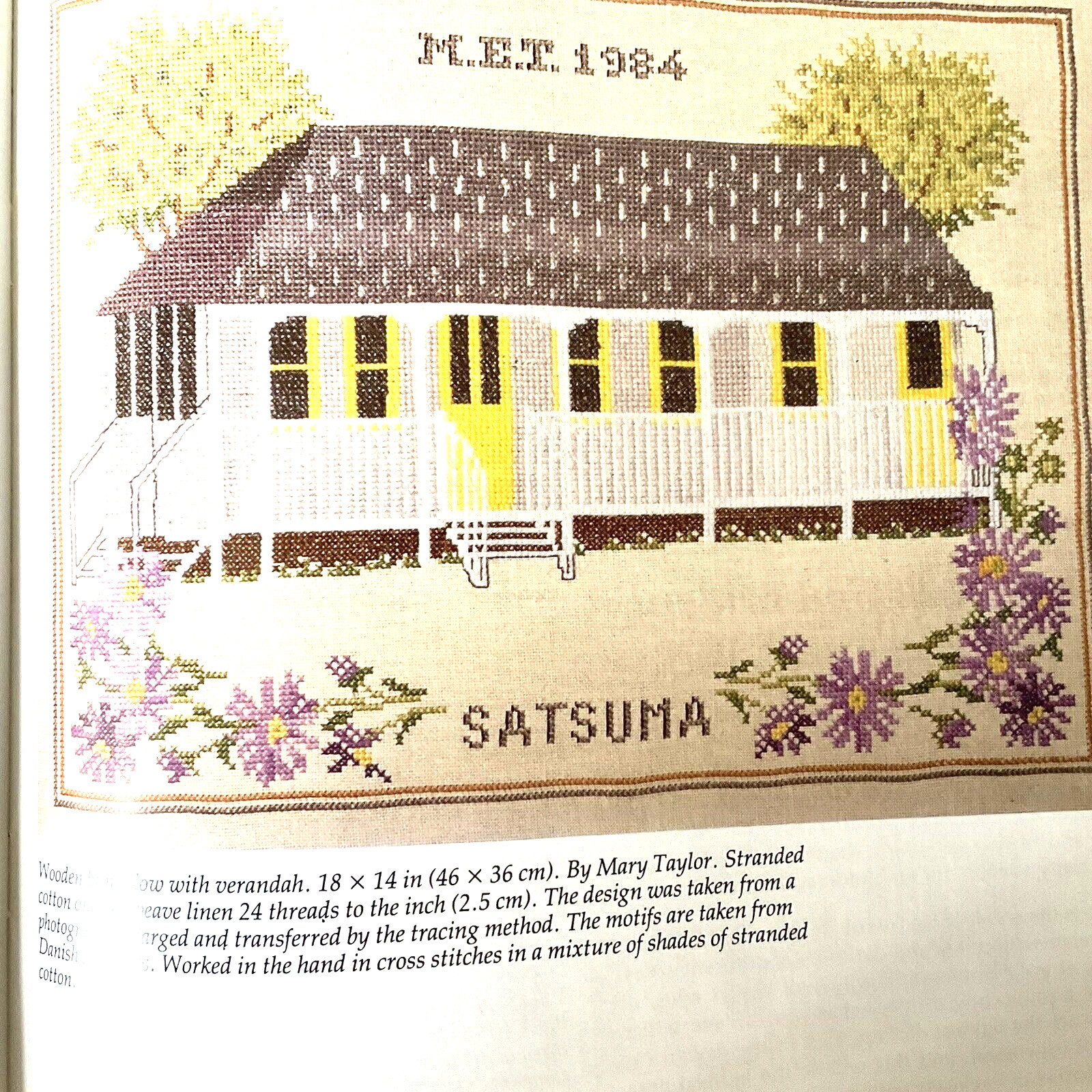 Embroidered Houses & Gardens By Kit Pyman Paperback 32 pages ISBN:0-85532-607-7