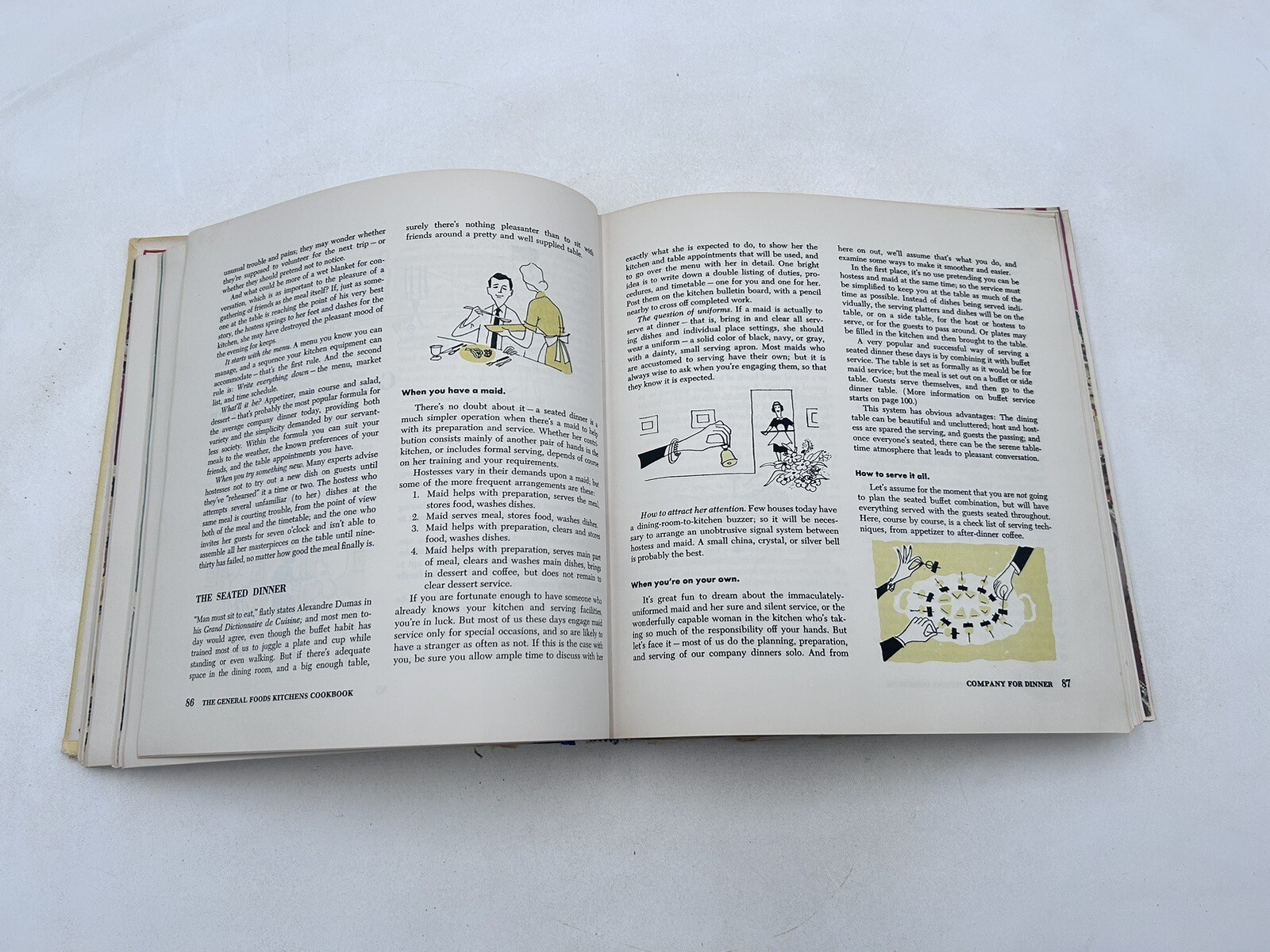 Vintage 1959 THE GENERAL FOODS KITCHEN COOKBOOK Random House First Printing
