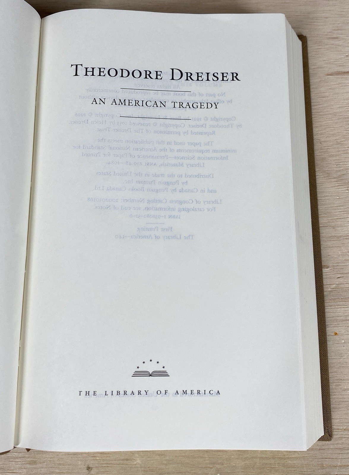 Lot of 4 Library of America Series HC Books – Dreiser Hawthorne Cooper Cather