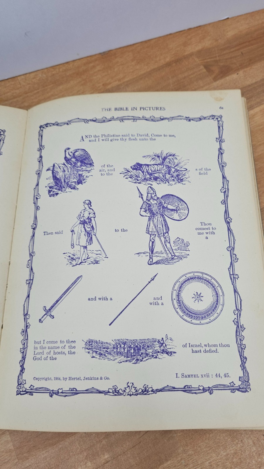 1904 “Bible Symbols or The Bible in Pictures” by Frank Beard Antique