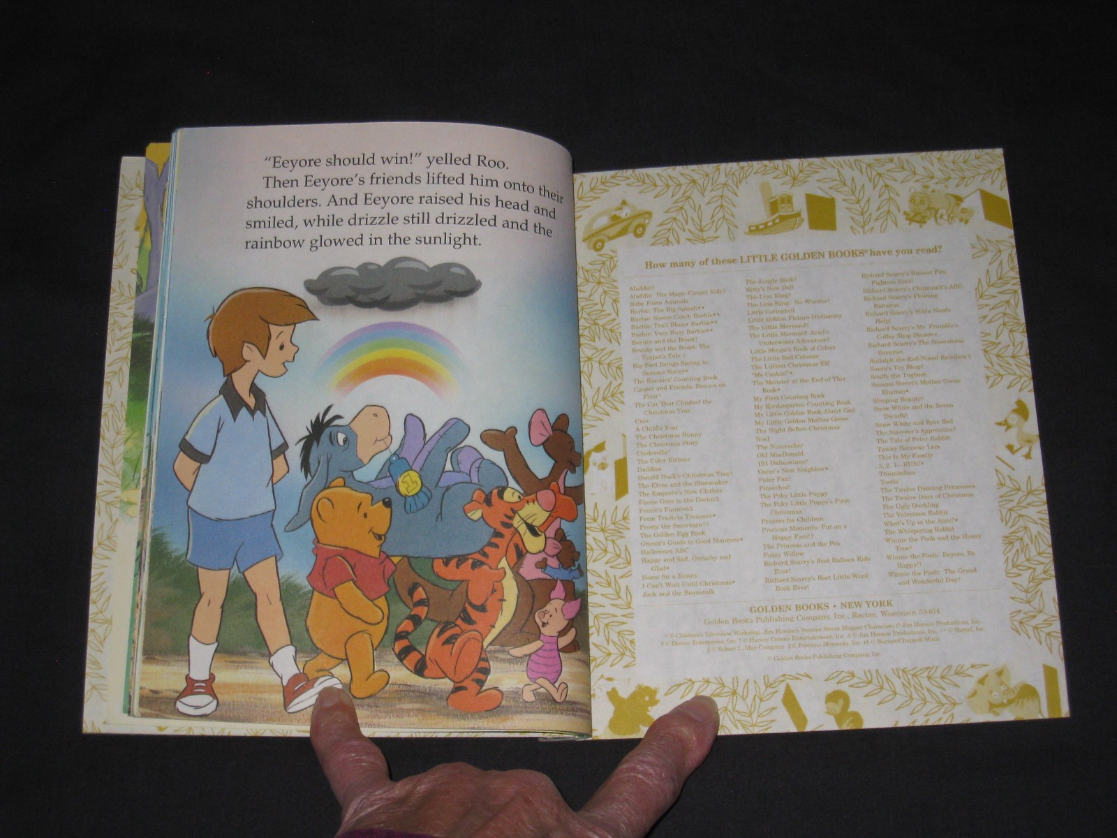 Little Golden Book Eeyore, You’re the Best! Pooh