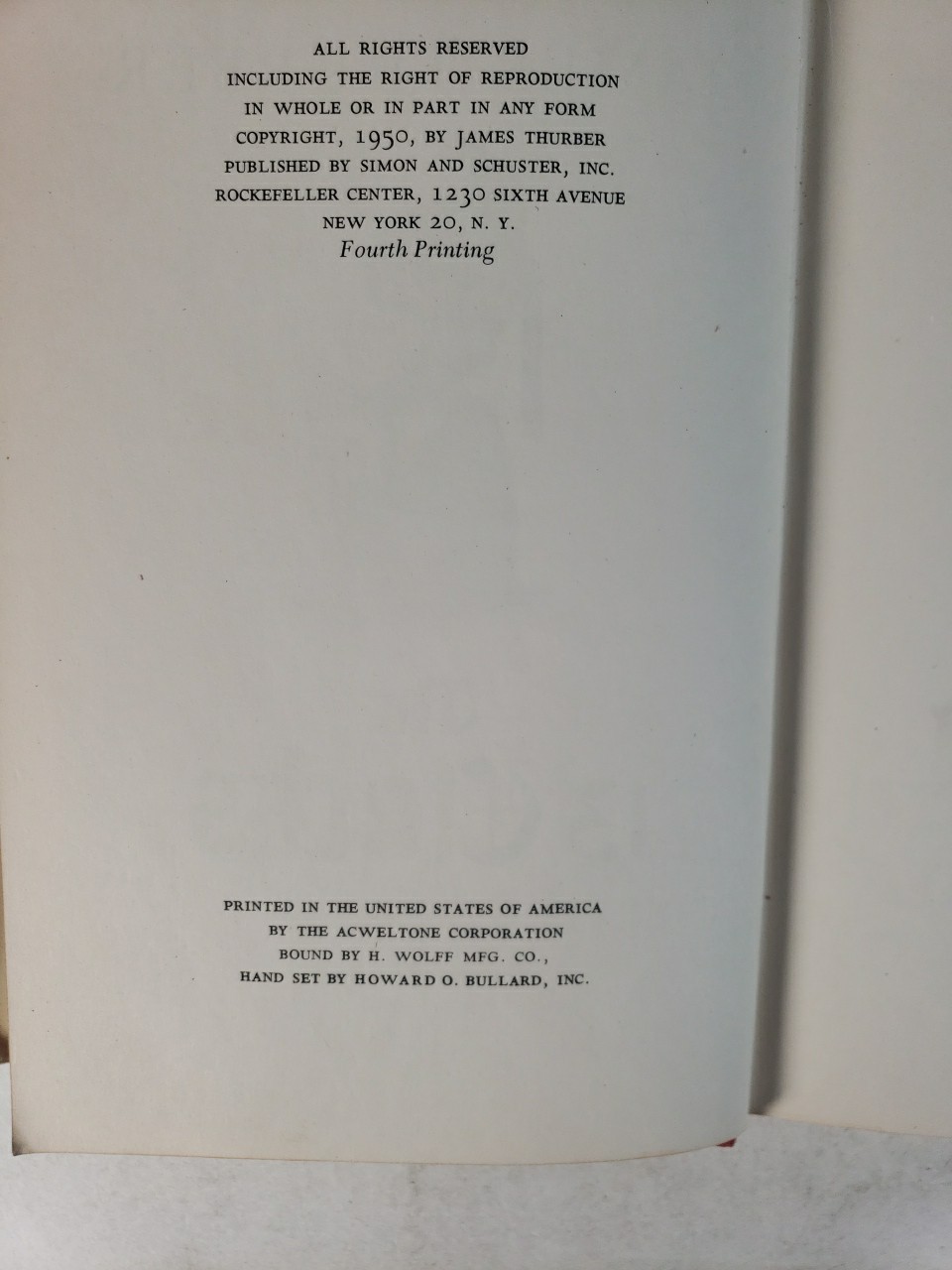 The 13 Clocks by James Thurber (1950 – Fourth Printing) Illustrated