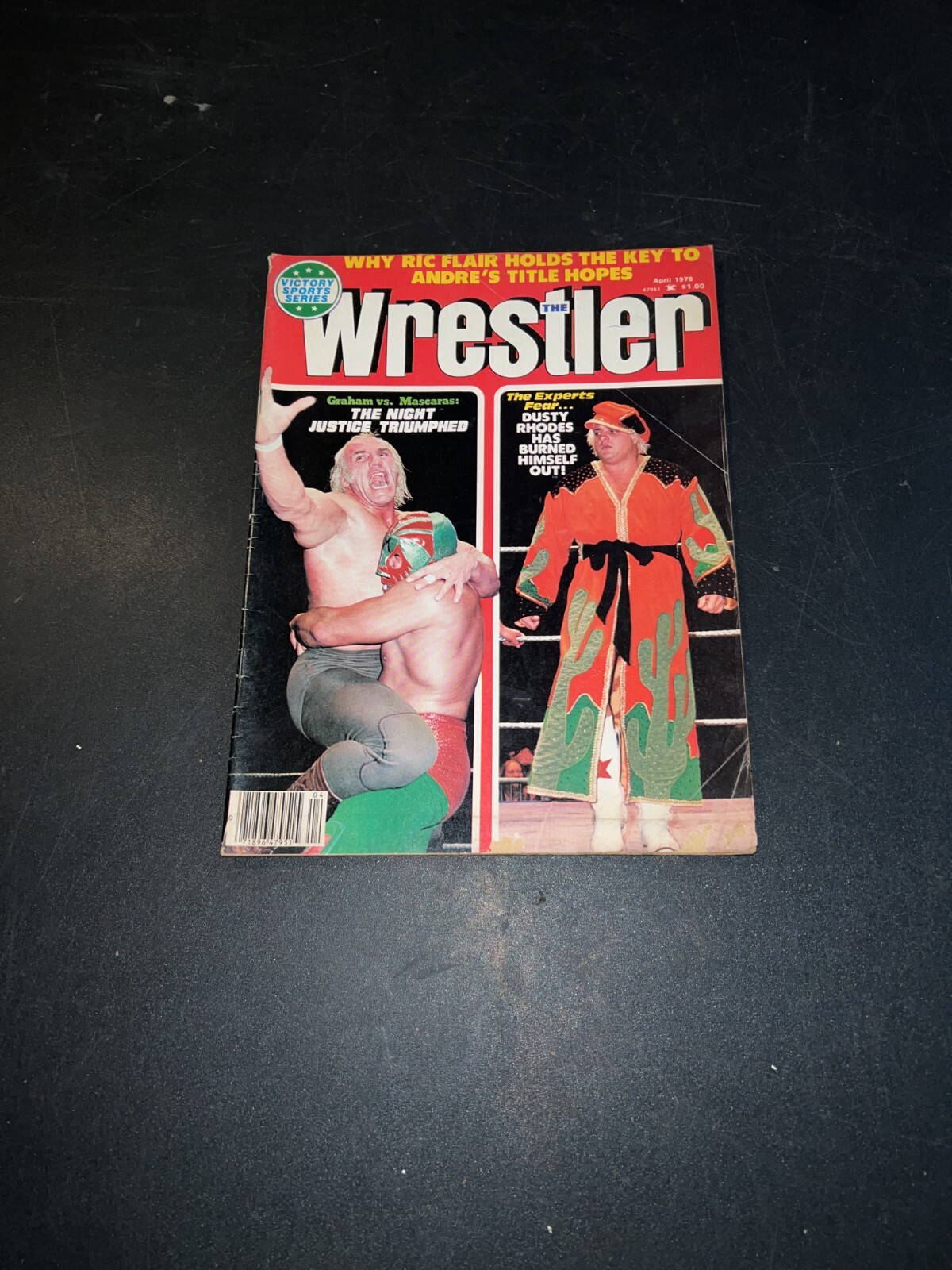 The Wrestler Magazine April 1978 Dusty Rhodes Billy Graham Cover NWA WWF WCCW