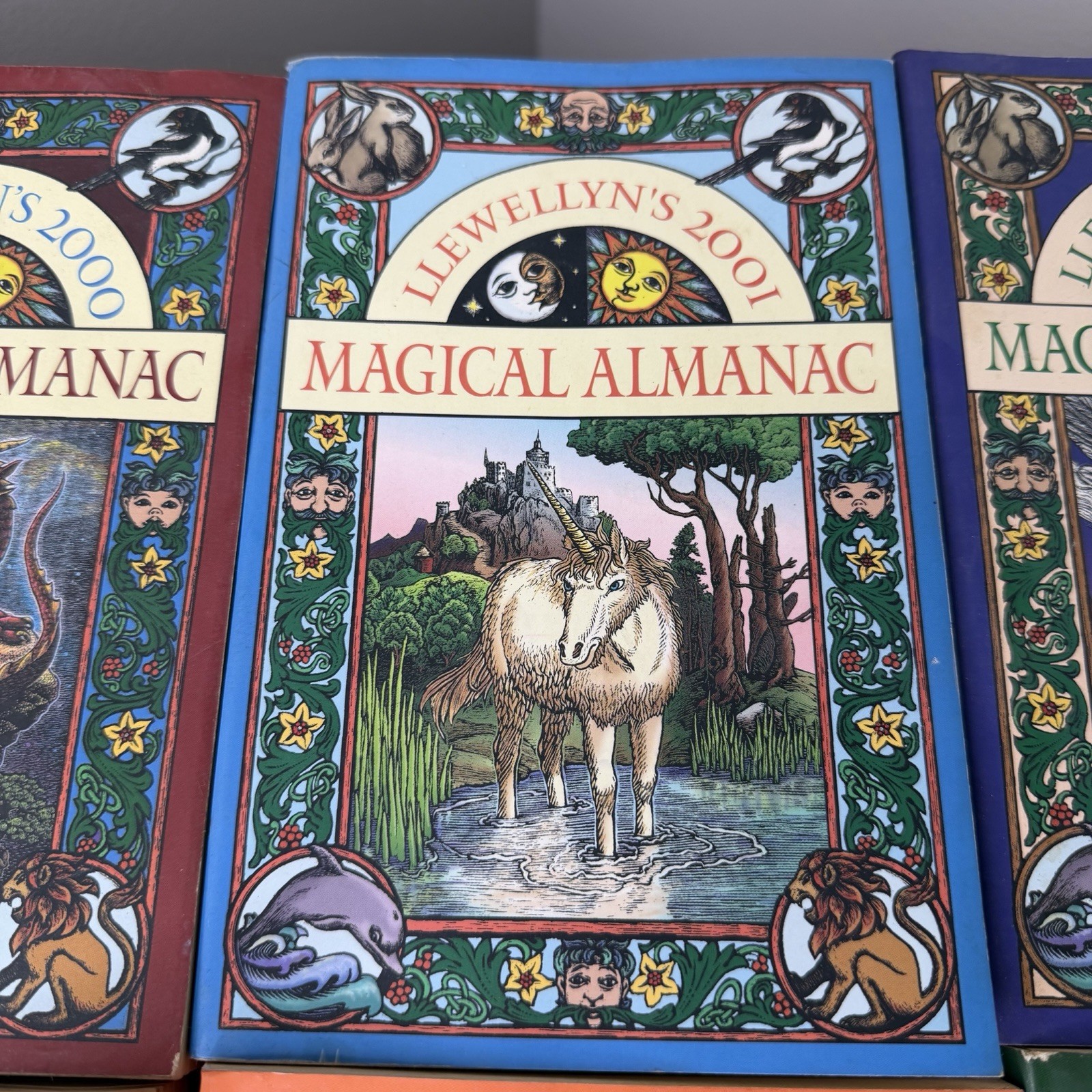 Llewellyn’s Magical Almanacs Years 2000-2006 Missing 2004 Bundle Of 6