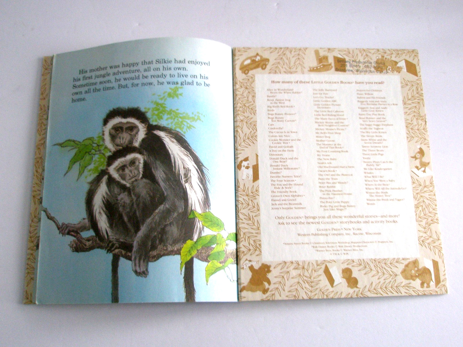 Little Golden Books Day In Jungle A Day At The Zoo 1st Ed #309-56 #88