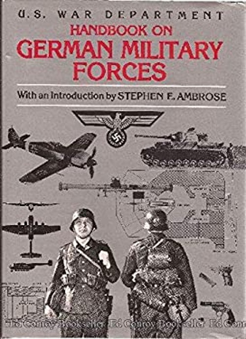 Handbook on German Military Forces Hardcover U. S. War Department