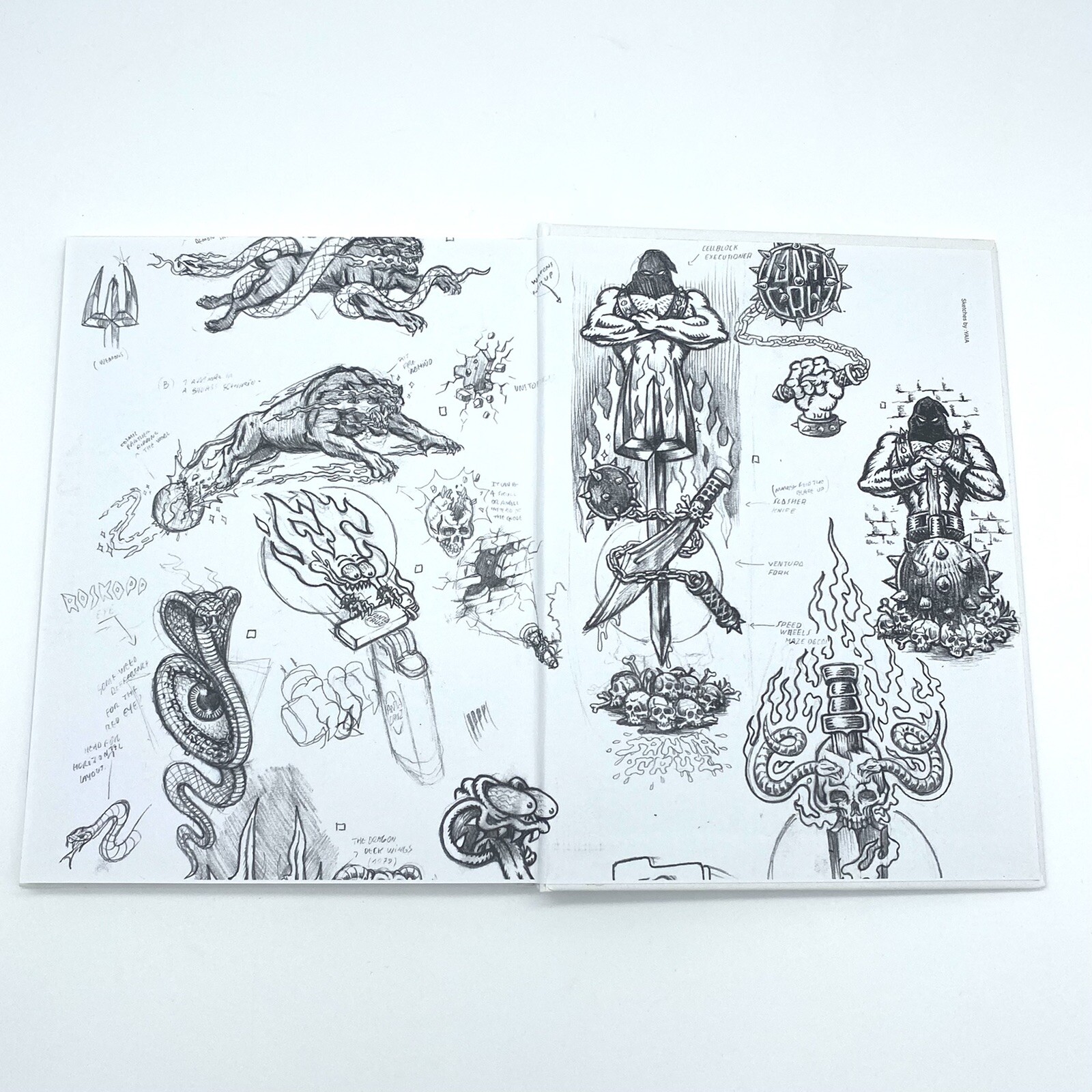 Artisan United Skateboard Illustration And Fine Art Hardcover Book 2022