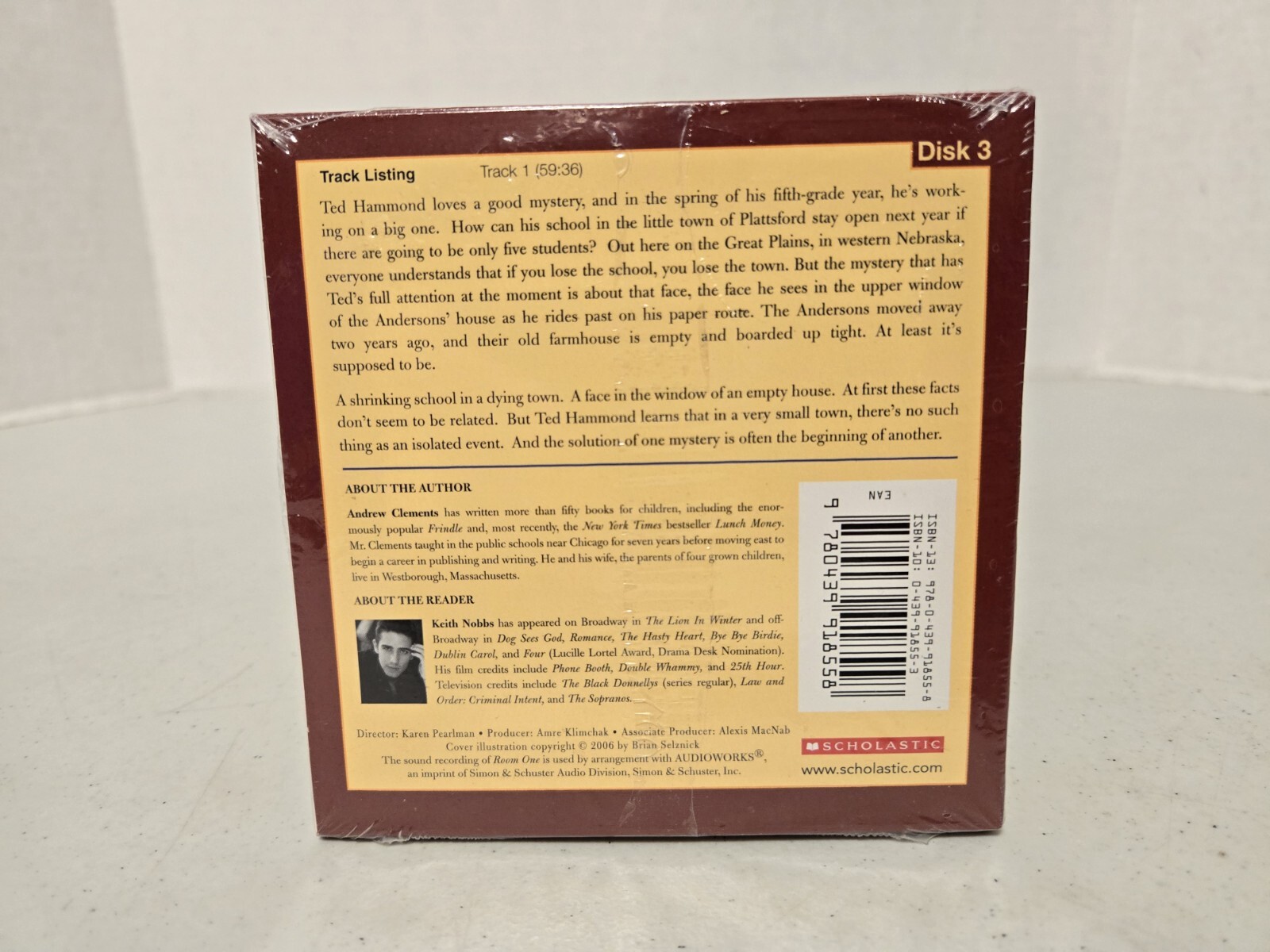 Scholastic Audio “Room One: A Mystery or Two” 2006 Audiobook – 3 Disc Set – NEW
