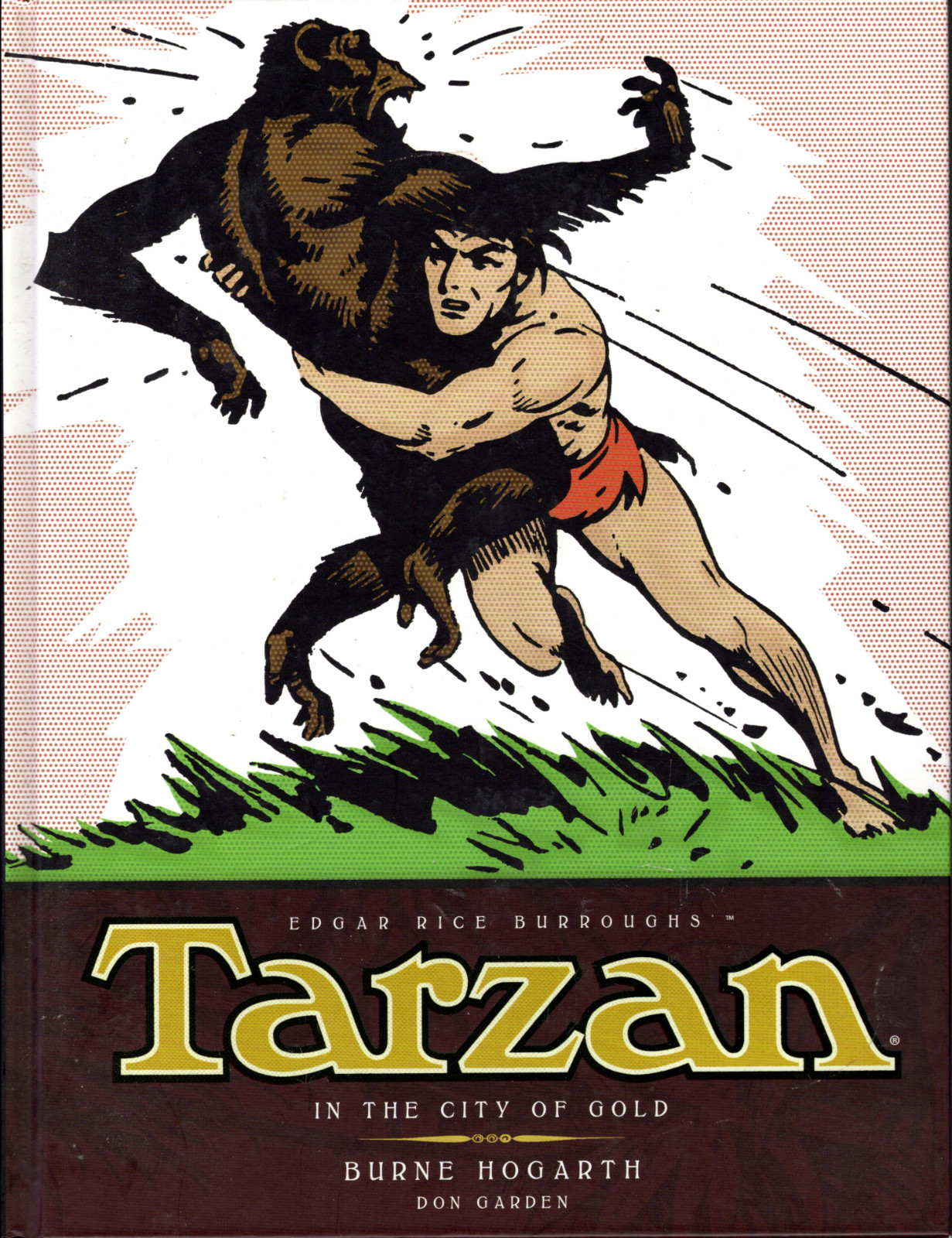 Burne Hogarth Tarzan In The City Of Gold Oversized Titan HC Like New