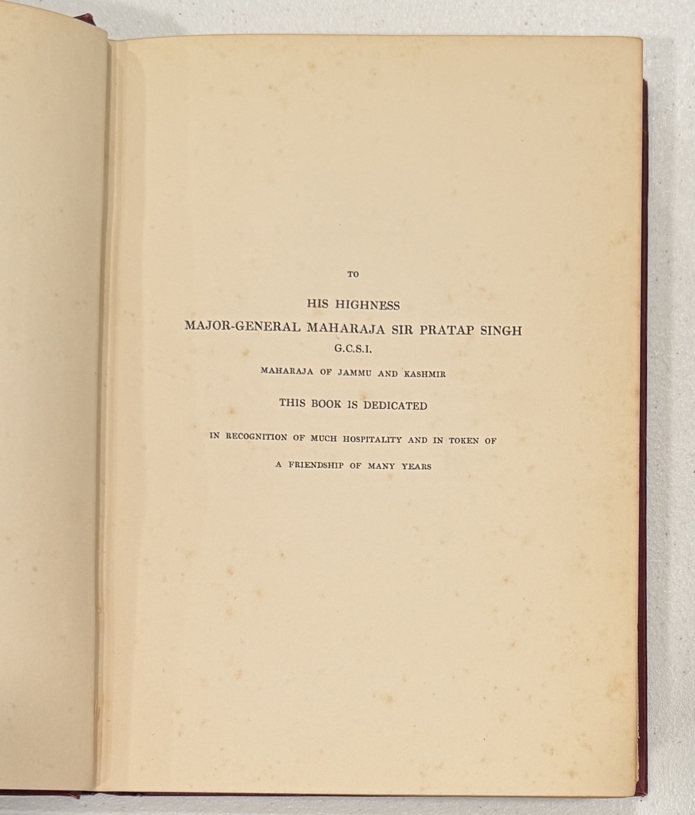 Kashmir Described by Sir Younghusband Paintings Molyneux 1st Edition & Printing