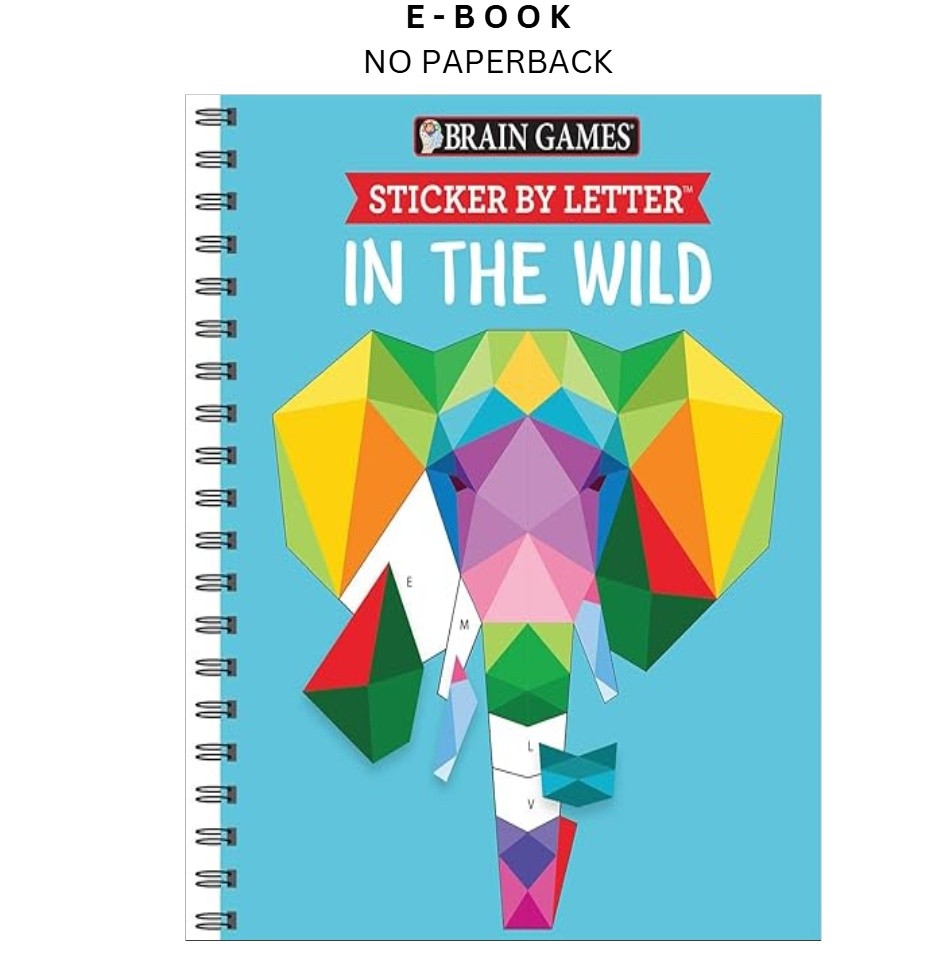 Brain Games – Sticker by Letter: In the Wild (Sticker Puzzl, Publications Intern
