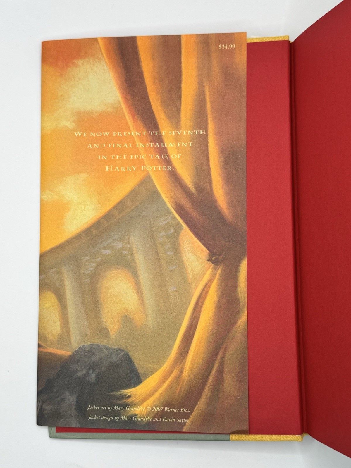 Harry Potter And The Deathly Hallows 2007 1st edition ERROR 759 End Page HC DJ
