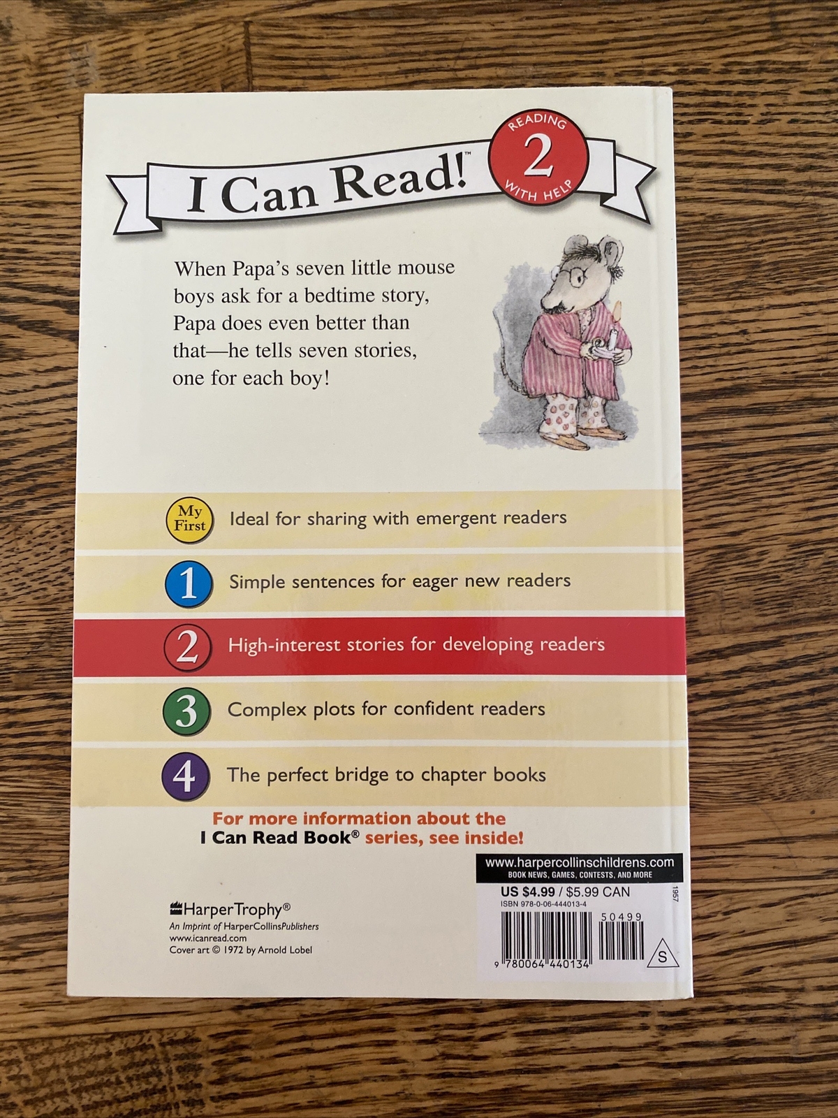 I Can Read Level 2 Ser.: Mouse Tales by Arnold Lobel (1978, Trade Paperback)