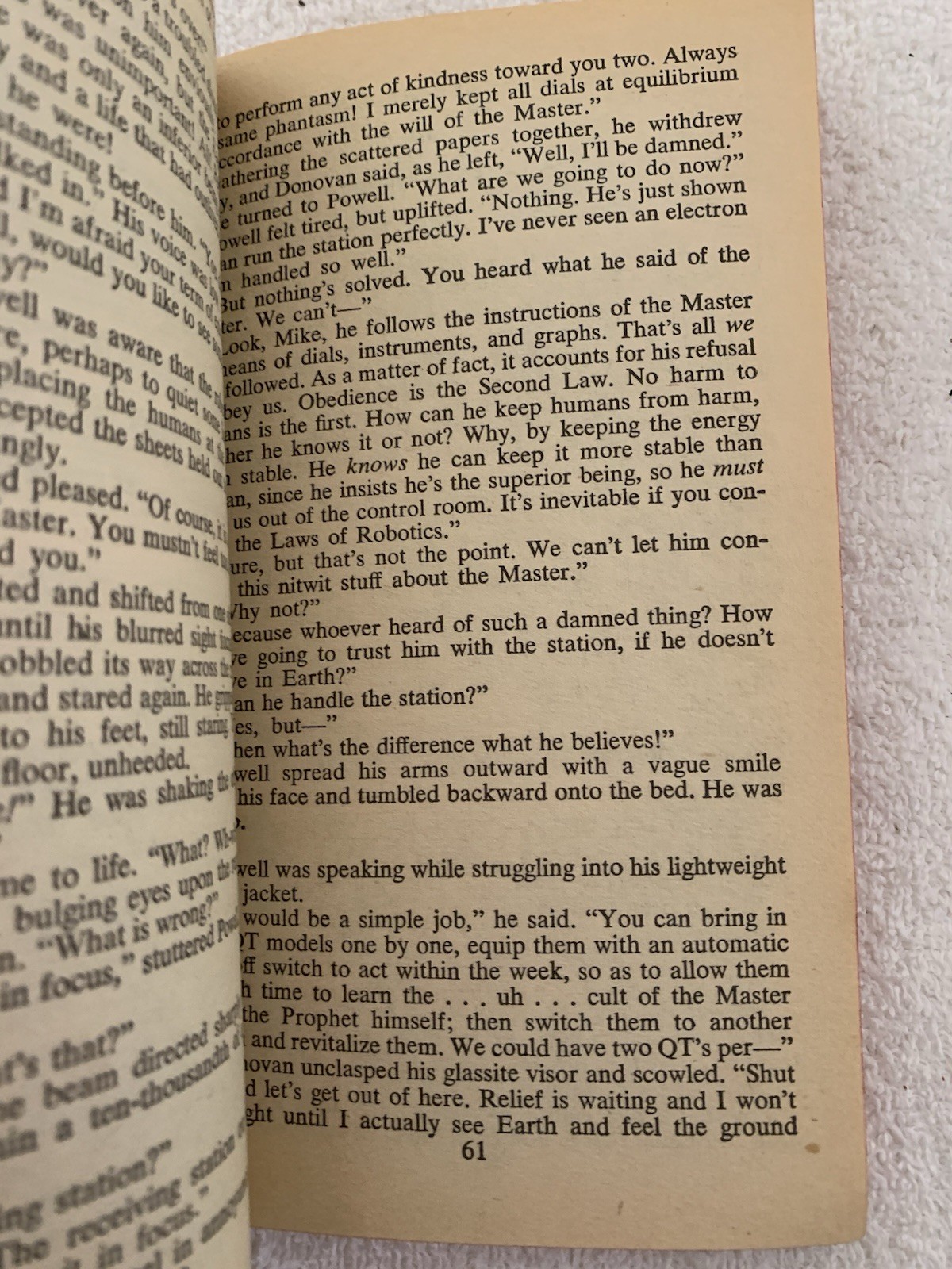 I, Robot by Isaac Asimov • Signet Books 1956 Paperback 1st Edition Rare Good