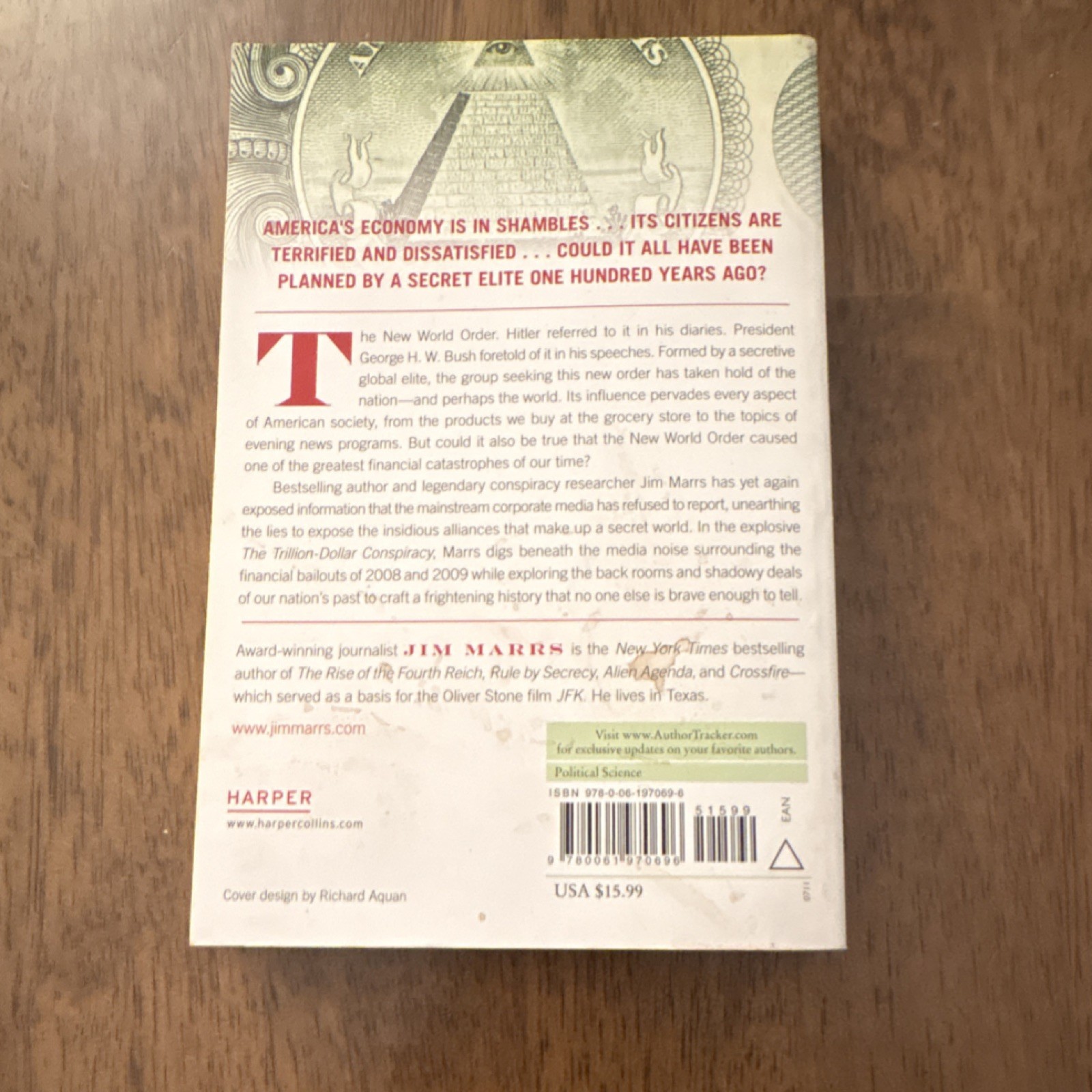 The Trillion-Dollar Conspiracy Jim Marrs Paperback Harper Political Science