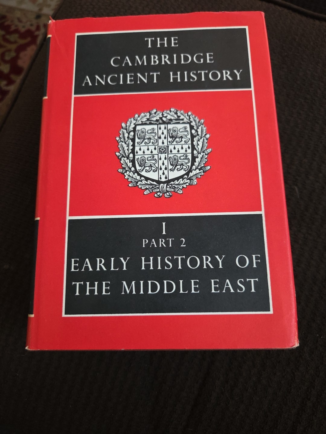 The Cambridge Ancient History Volumes 1 & 2 Parts 1 & 2 Vintage 1970 HCDJ W/Maps