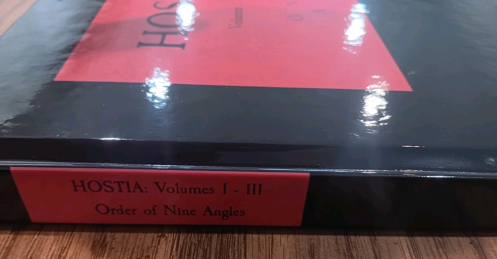 Hostia Vols I-III Facsimile Hardcover Order Of Nine Angles Anton Long Satanism