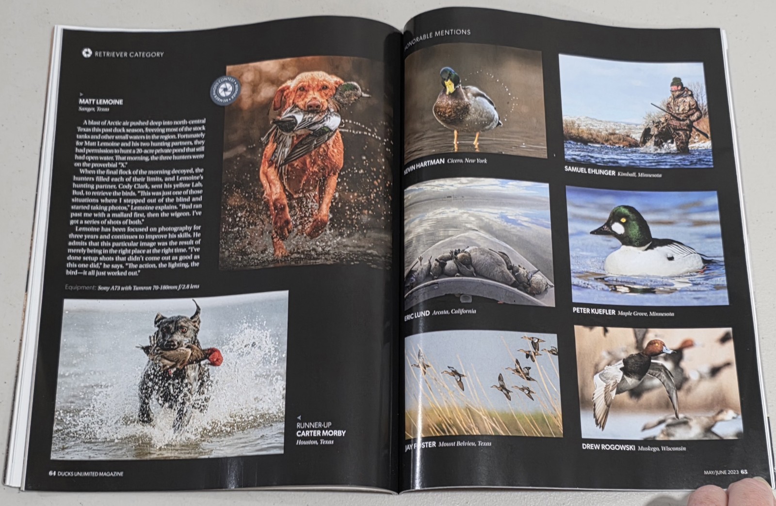 DUCKs UNLIMITED MAGAZINE “The SPORTING DOG ISSUE” 92 Pages May/June 2023