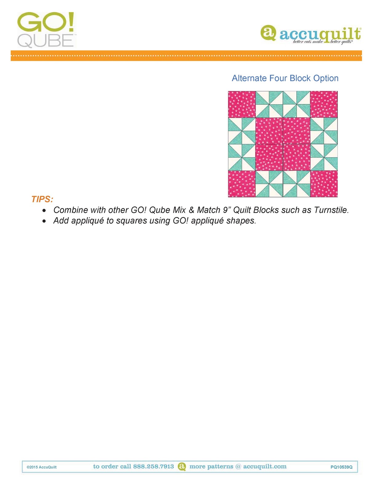 ACCUQUILT Go Qube 9″ Blocks – STEEL WIRE BOUND – PROTECTIVE COVERS