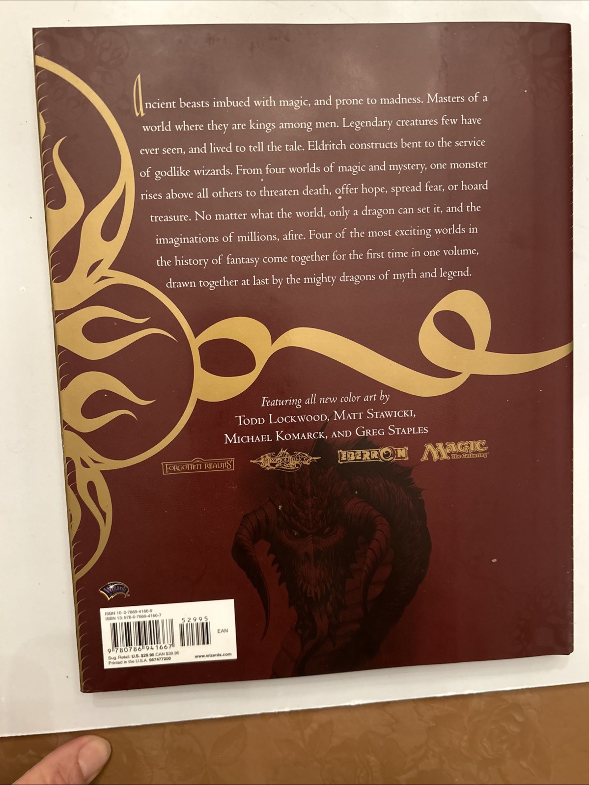 Dragons Worlds Afire by Tracy Hickman Scott McGough R. A. Salvatore 1st print