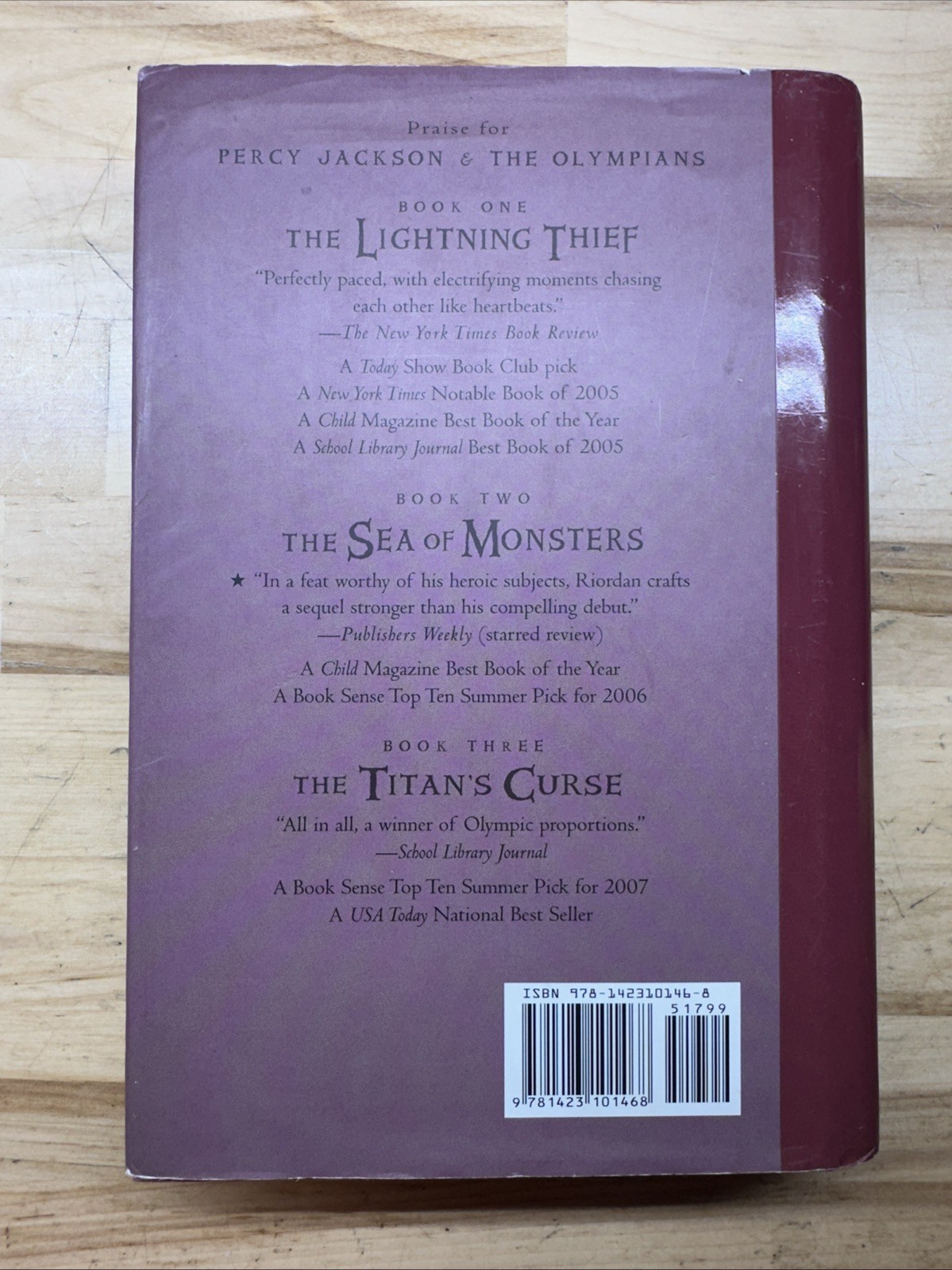 “The Battle Of The Labyrinth” Hardcover Book-Rick Riordan First Edition Signed