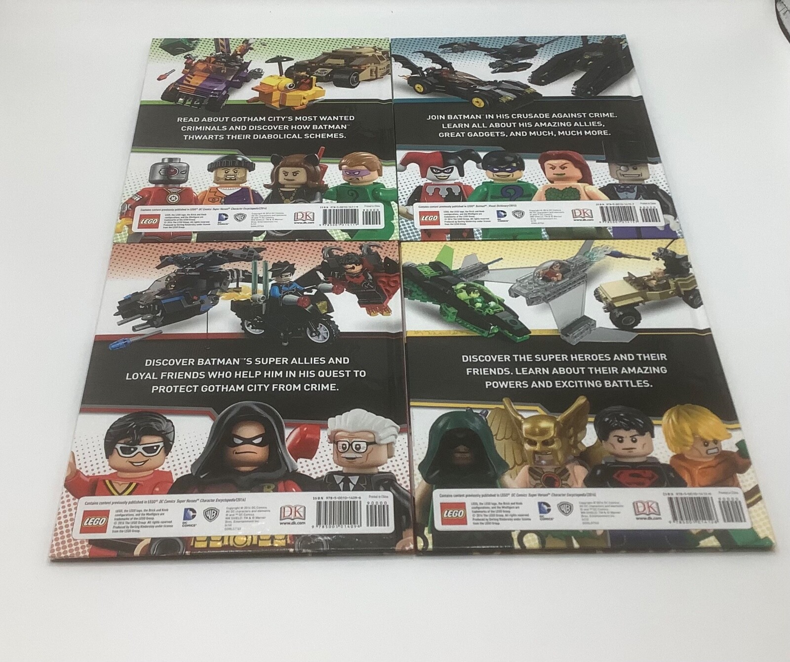Lego / DC Comics-Super Heroes Collection-Set of 10 Hardback Books-2016-EXCELLENT