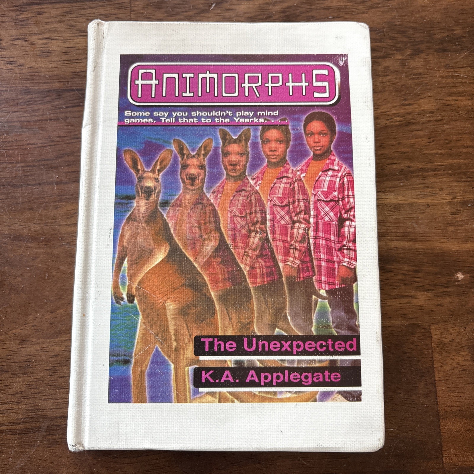 Animorphs #44 The Unexpected Hardcover Book By K.A. Applegate Kangaroo Y2K BTSB