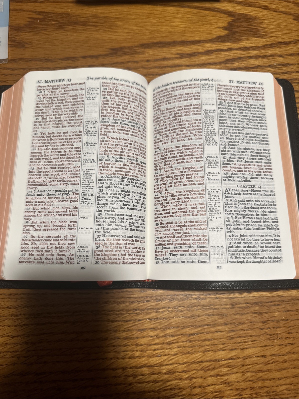 Cambridge Cameo Ref KJV BIBLE Black Goatskin Brand NEW