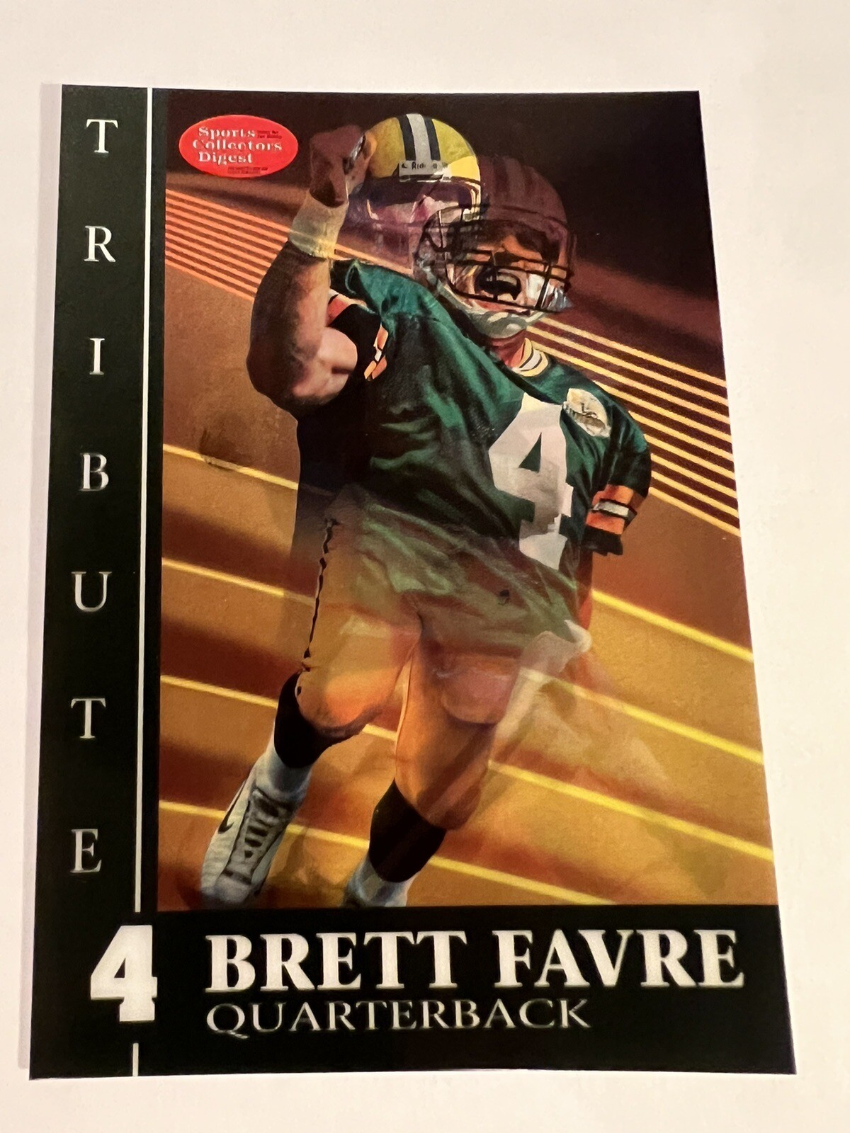 Favre The Total Package Krause Publications 2008 w/Card Hardcover