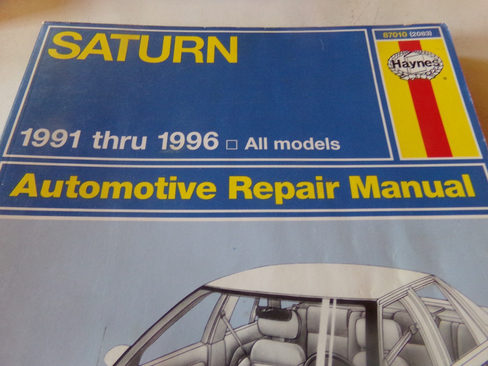 Saturn 1991-1996 Automotive Repair Manual Haynes 87010 [VG]